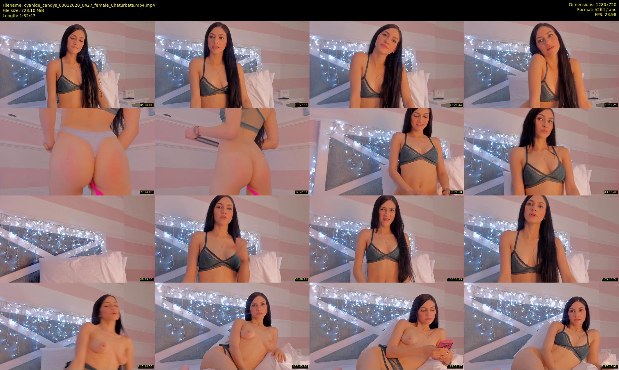 cyanide_candys — 93 minute Chaturbate female cam show recording, 720p, Jan 3, 2020