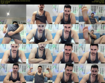djmute — 110 minute Chaturbate male cam show recording, 480p, Jan 3, 2020