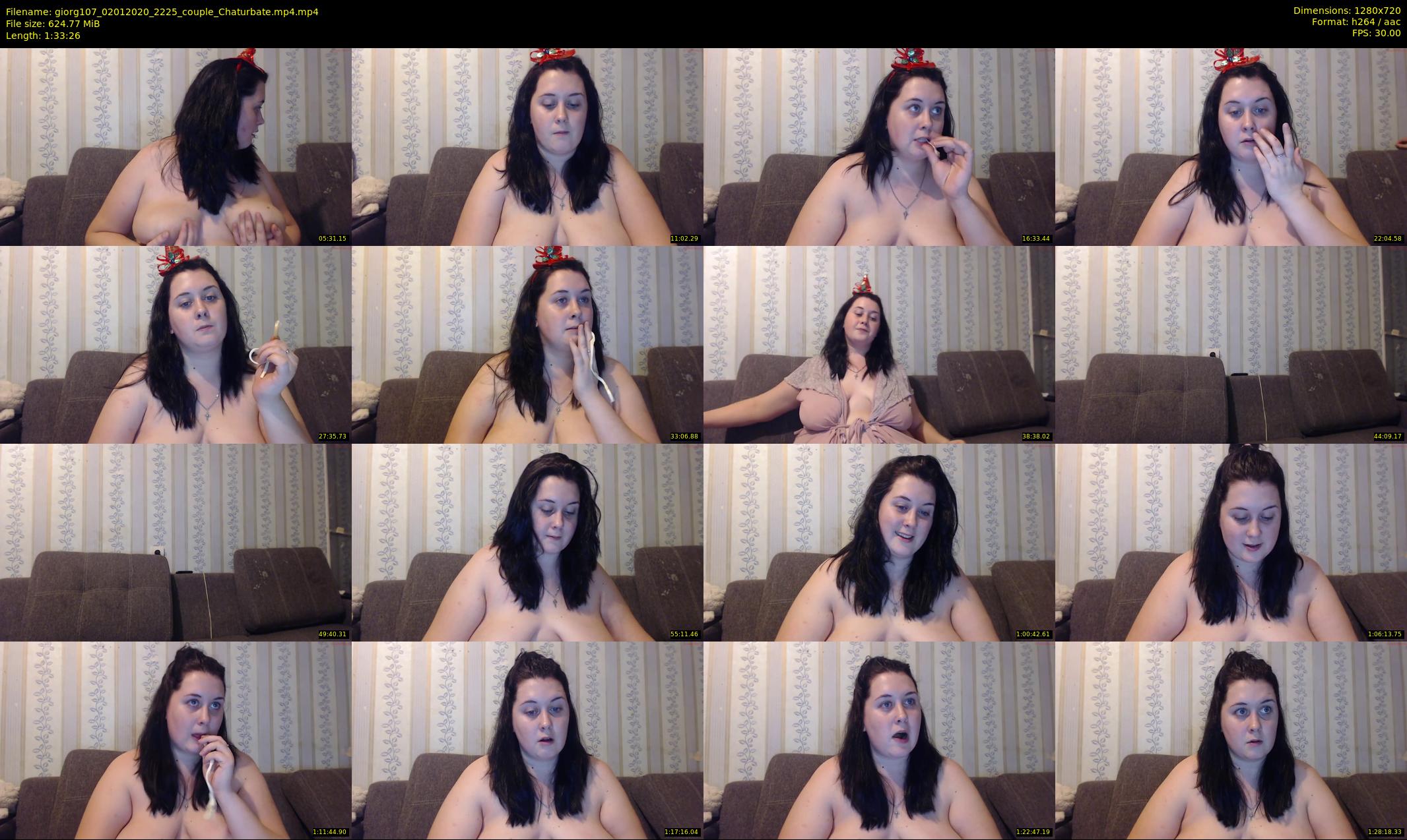 giorg107 — 94 minute Chaturbate couple cam show recording, 720p, Jan 2, 2020