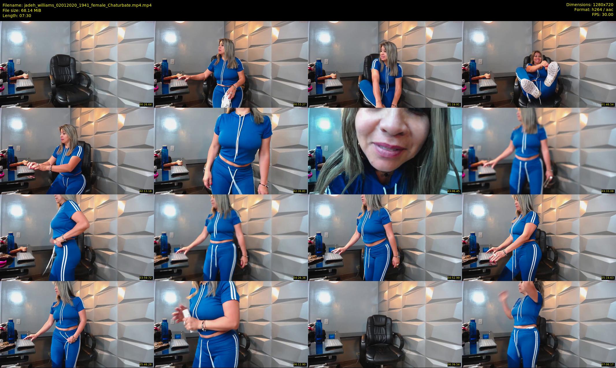 jadeh_williams — 8 minute Chaturbate female cam show recording, 720p, Jan 2, 2020