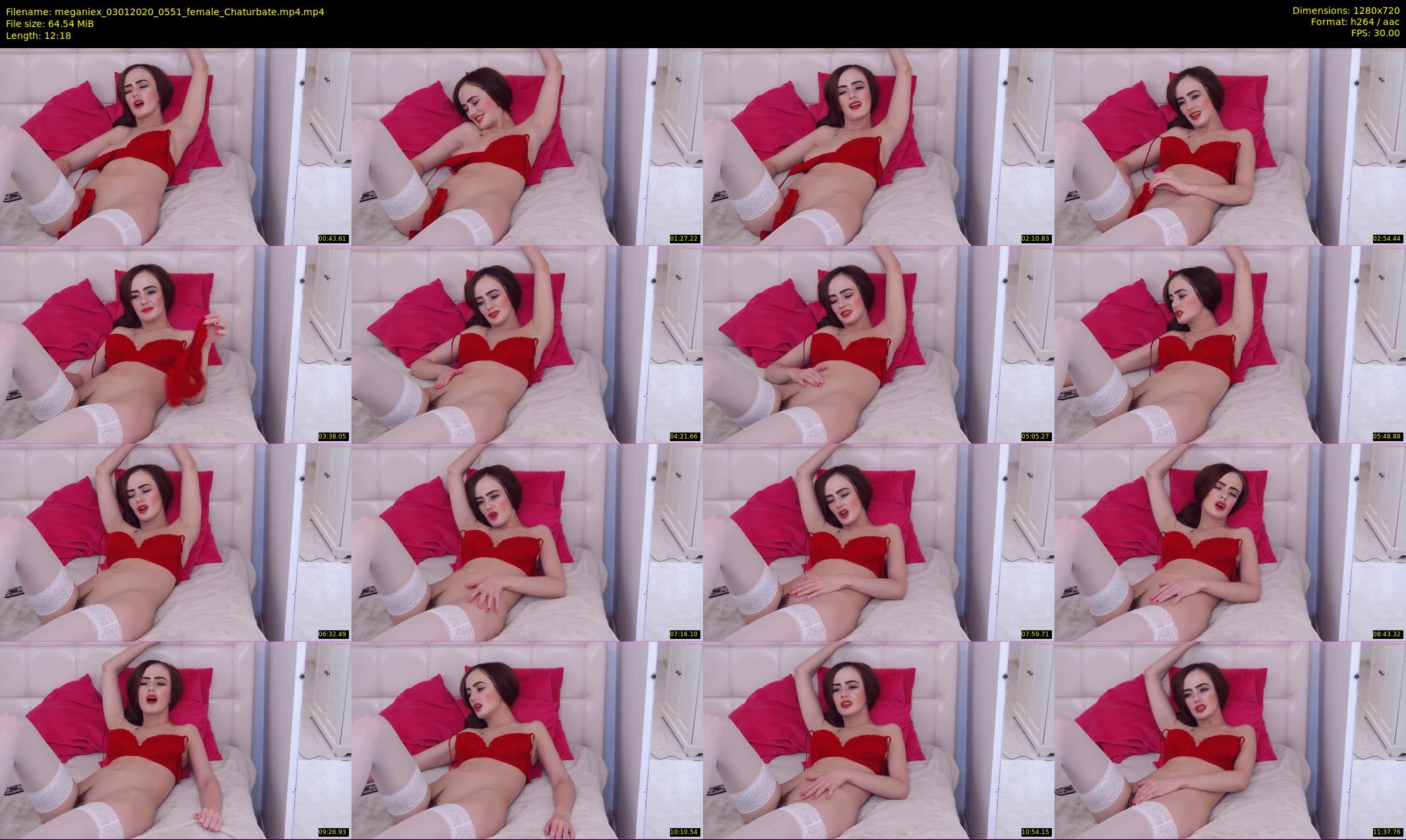 meganiex — 13 minute Chaturbate female cam show recording, 720p, Jan 3, 2020