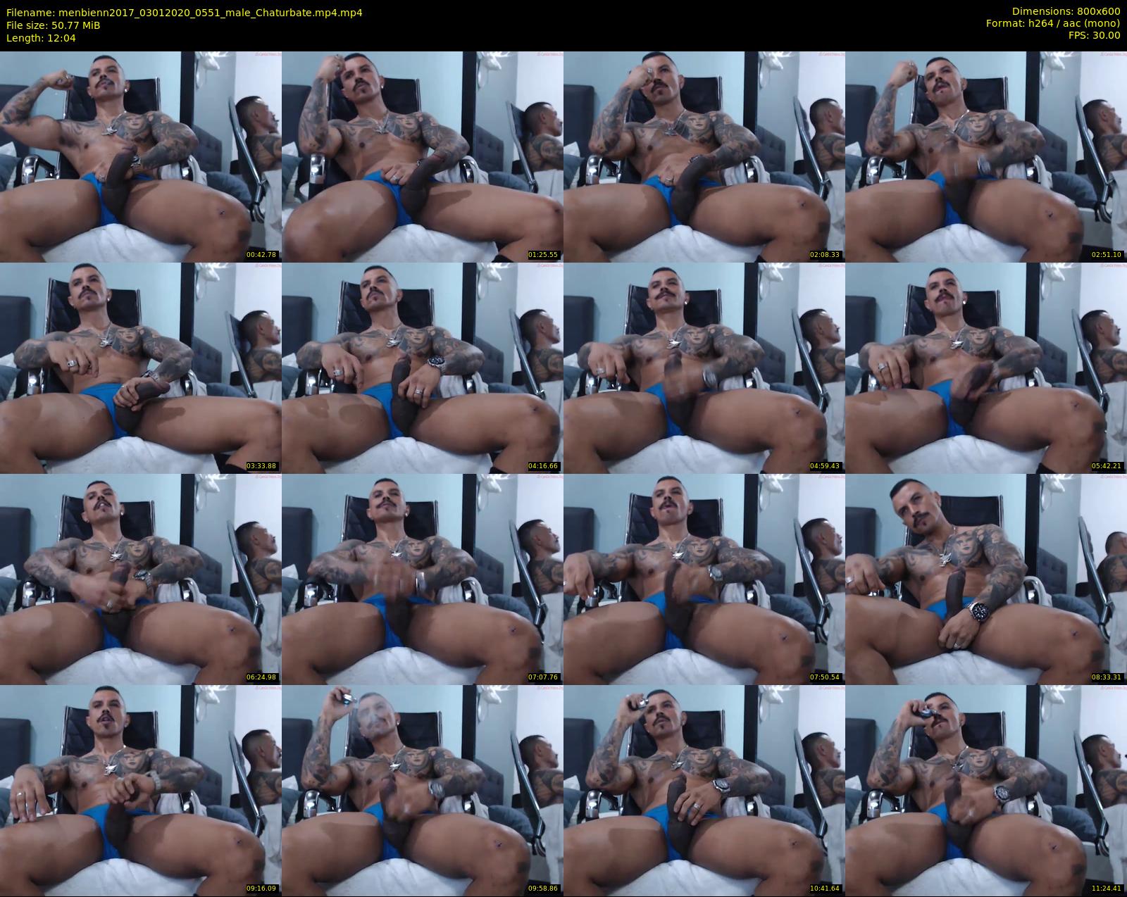menbienn2017 — 13 minute Chaturbate male cam show recording, 480p, Jan 3, 2020