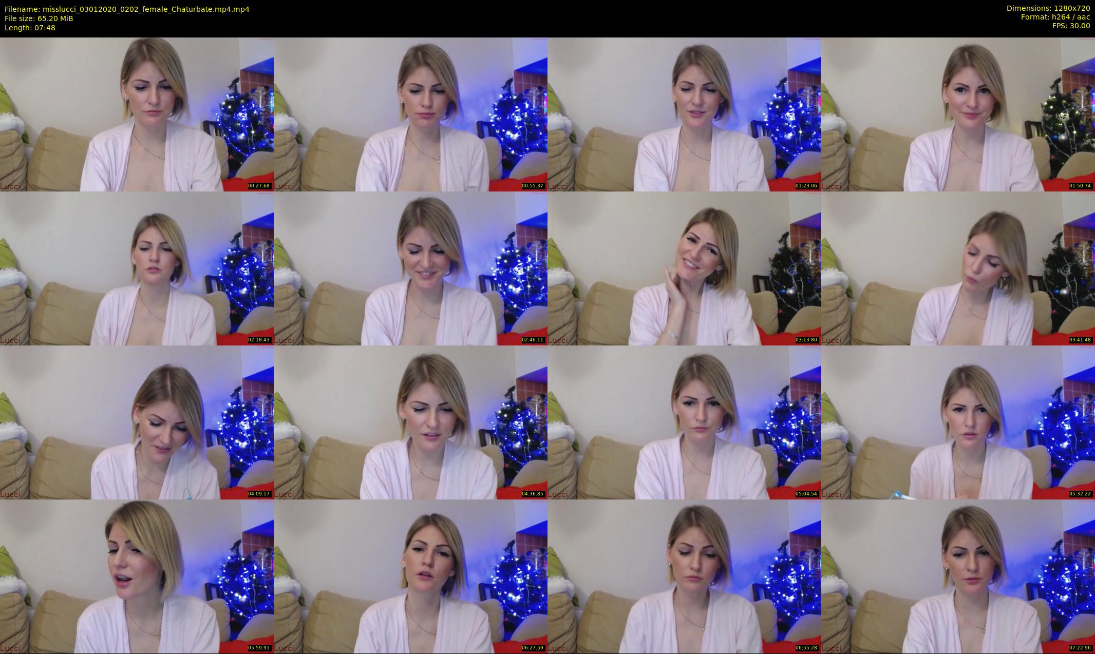 misslucci — 8 minute Chaturbate female cam show recording, 720p, Jan 3, 2020