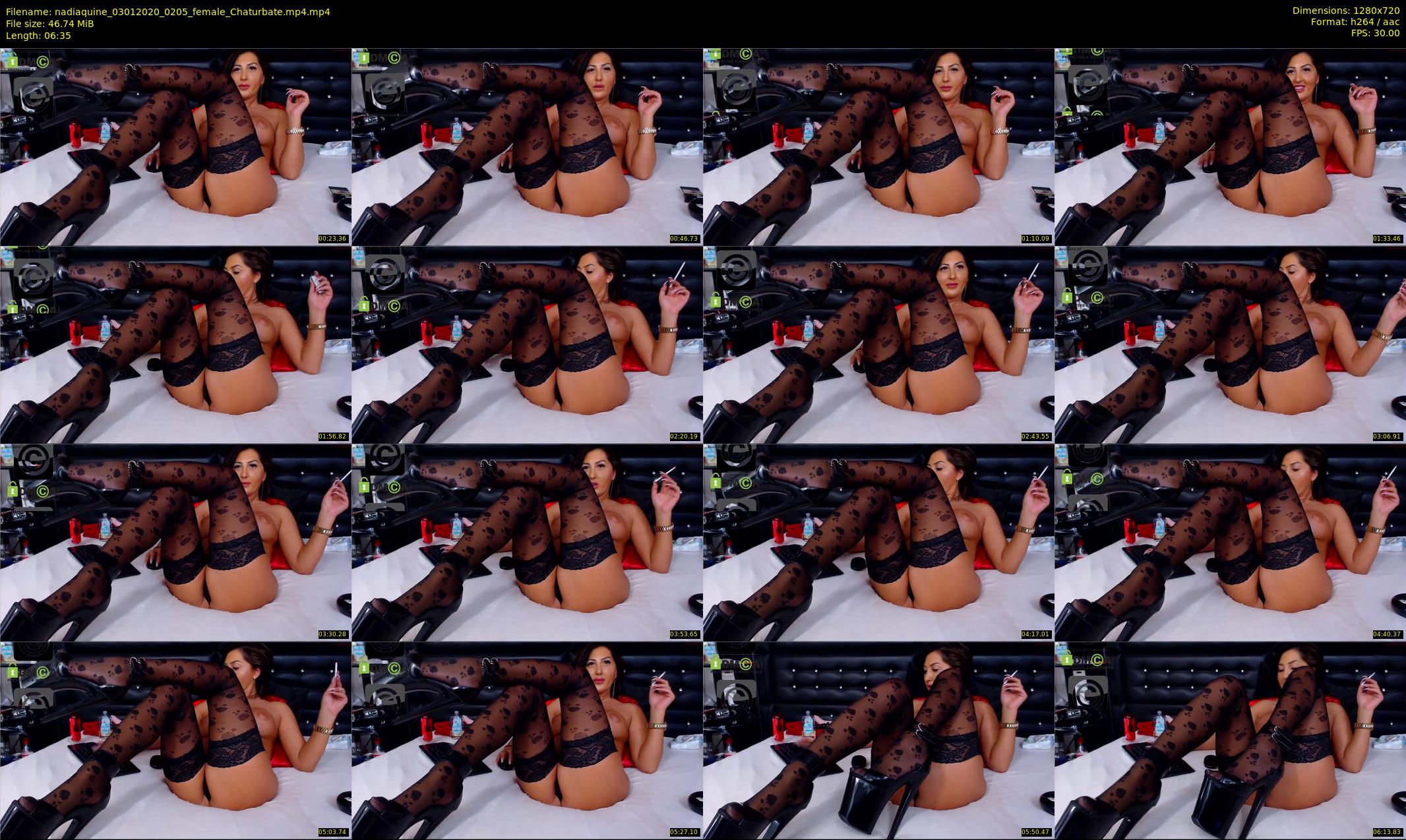 nadiaquine — 7 minute Chaturbate female cam show recording, 720p, Jan 3, 2020