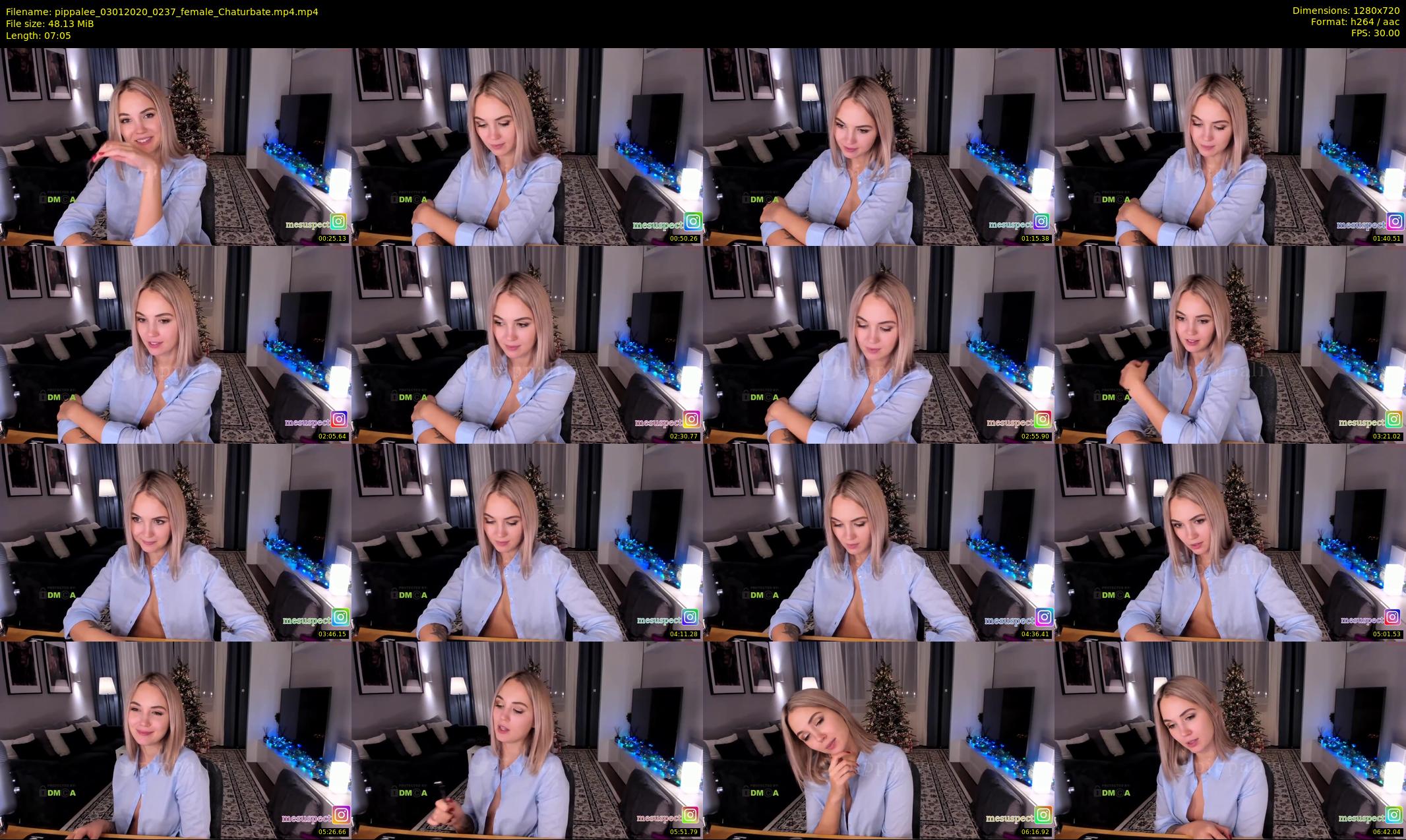 pippalee — 8 minute Chaturbate female cam show recording, 720p, Jan 3, 2020