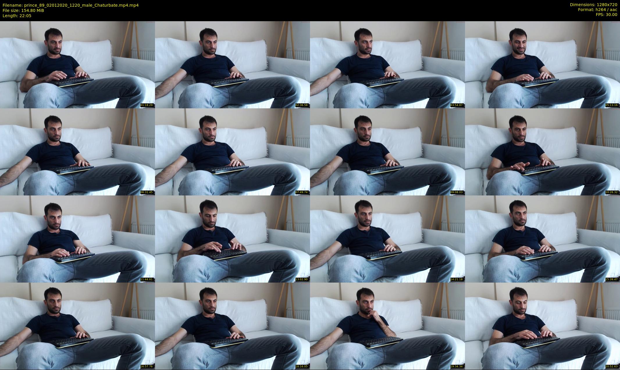 prince_89 — 23 minute Chaturbate male cam show recording, 720p, Jan 2, 2020