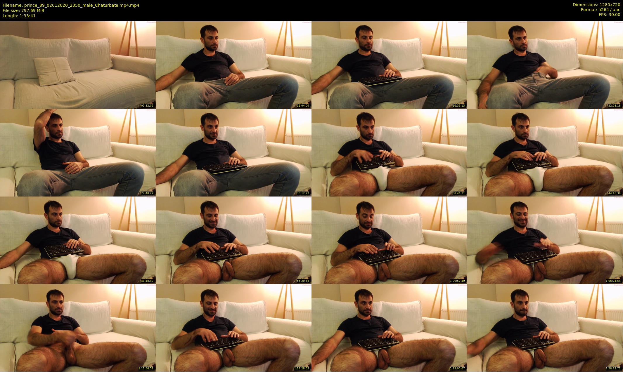 prince_89 — 94 minute Chaturbate male cam show recording, 720p, Jan 2, 2020