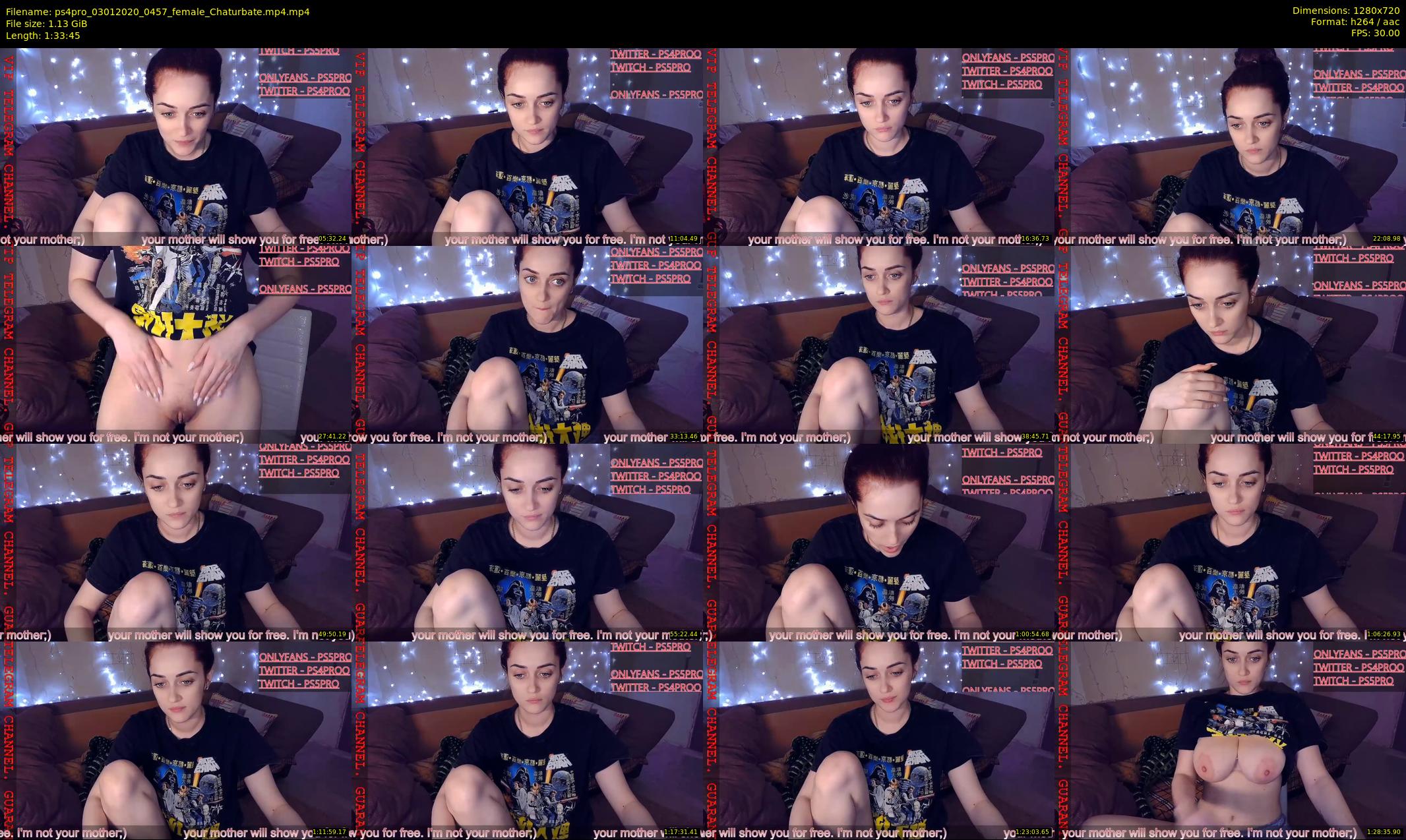 ps4pro — 94 minute Chaturbate female cam show recording, 720p, Jan 3, 2020