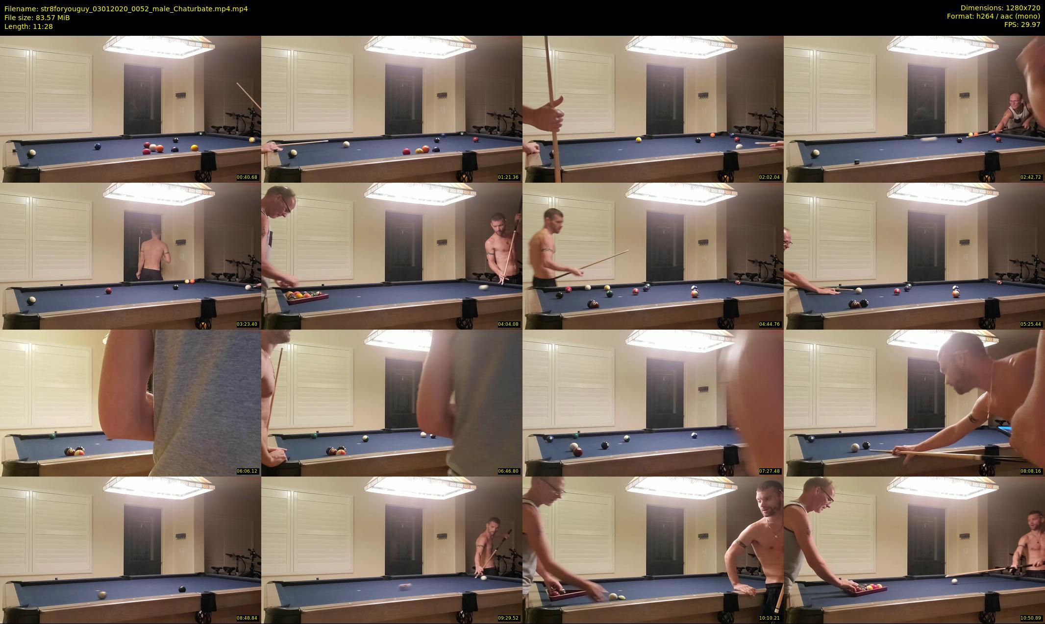 str8foryouguy — 12 minute Chaturbate male cam show recording, 720p, Jan 3, 2020