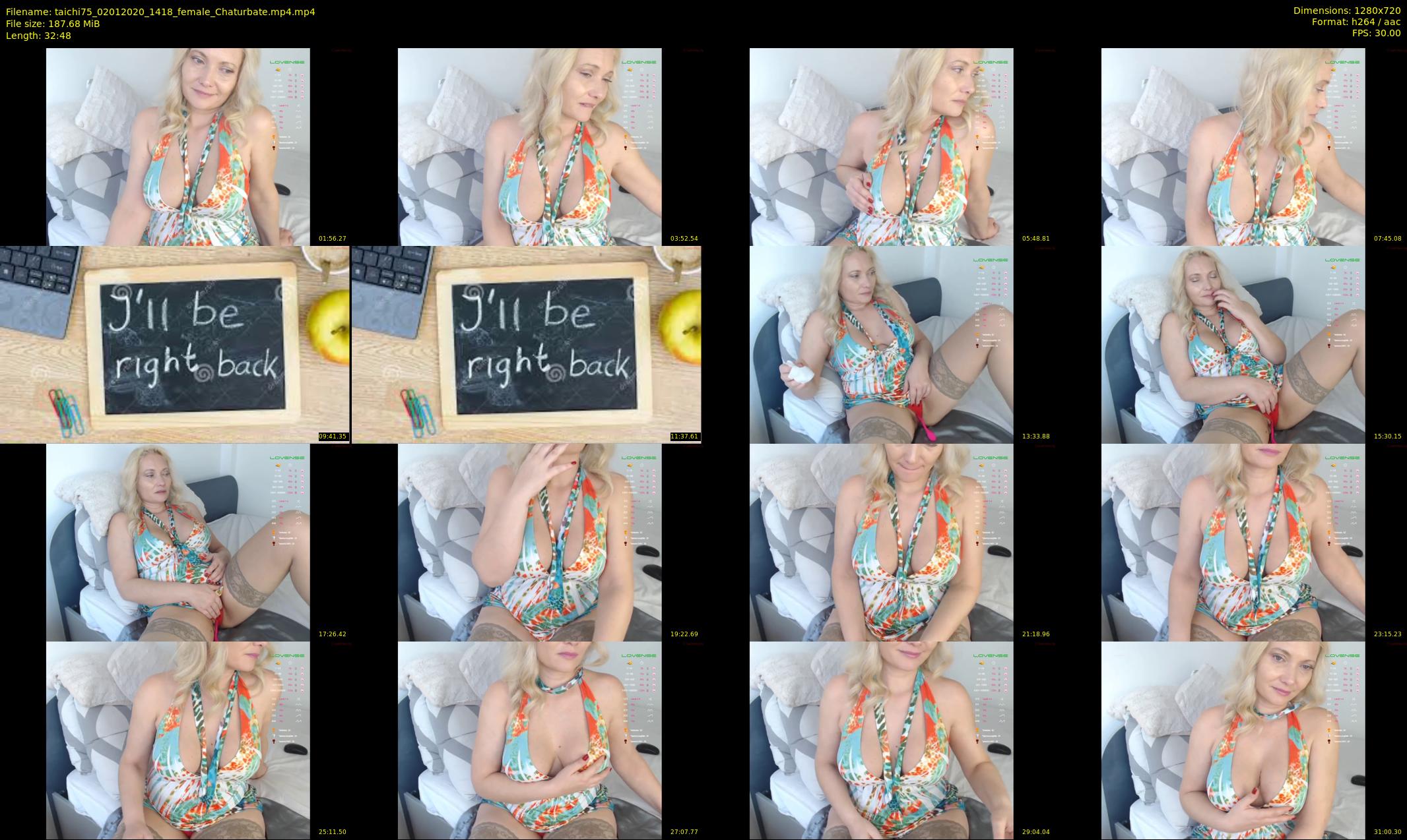 taichi75 — 33 minute Chaturbate female cam show recording, 720p, Jan 2, 2020