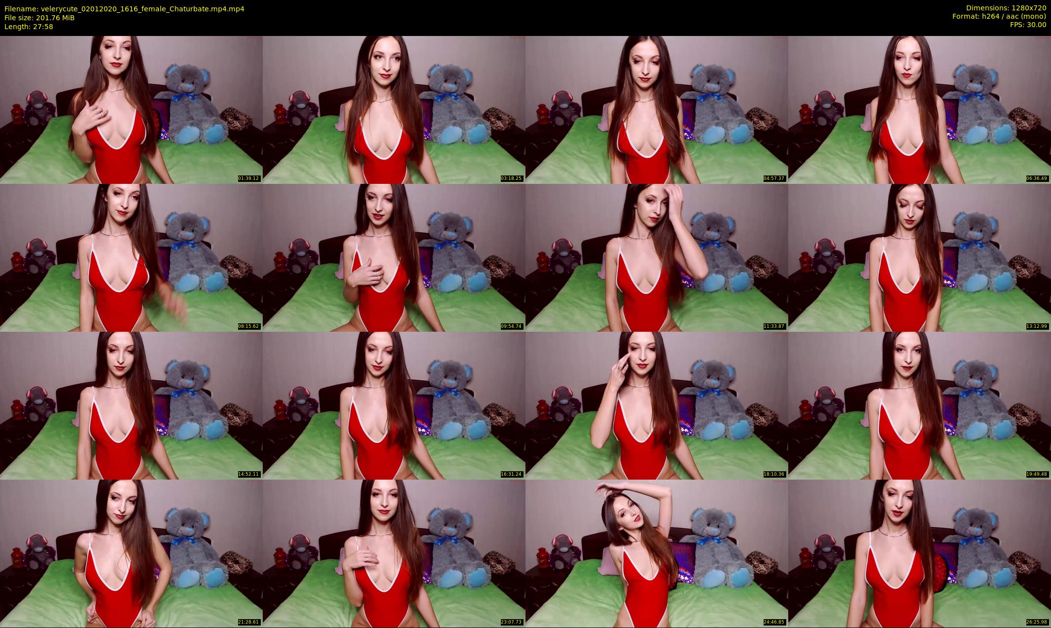 velerycute — 28 minute Chaturbate female cam show recording, 720p, Jan 2, 2020