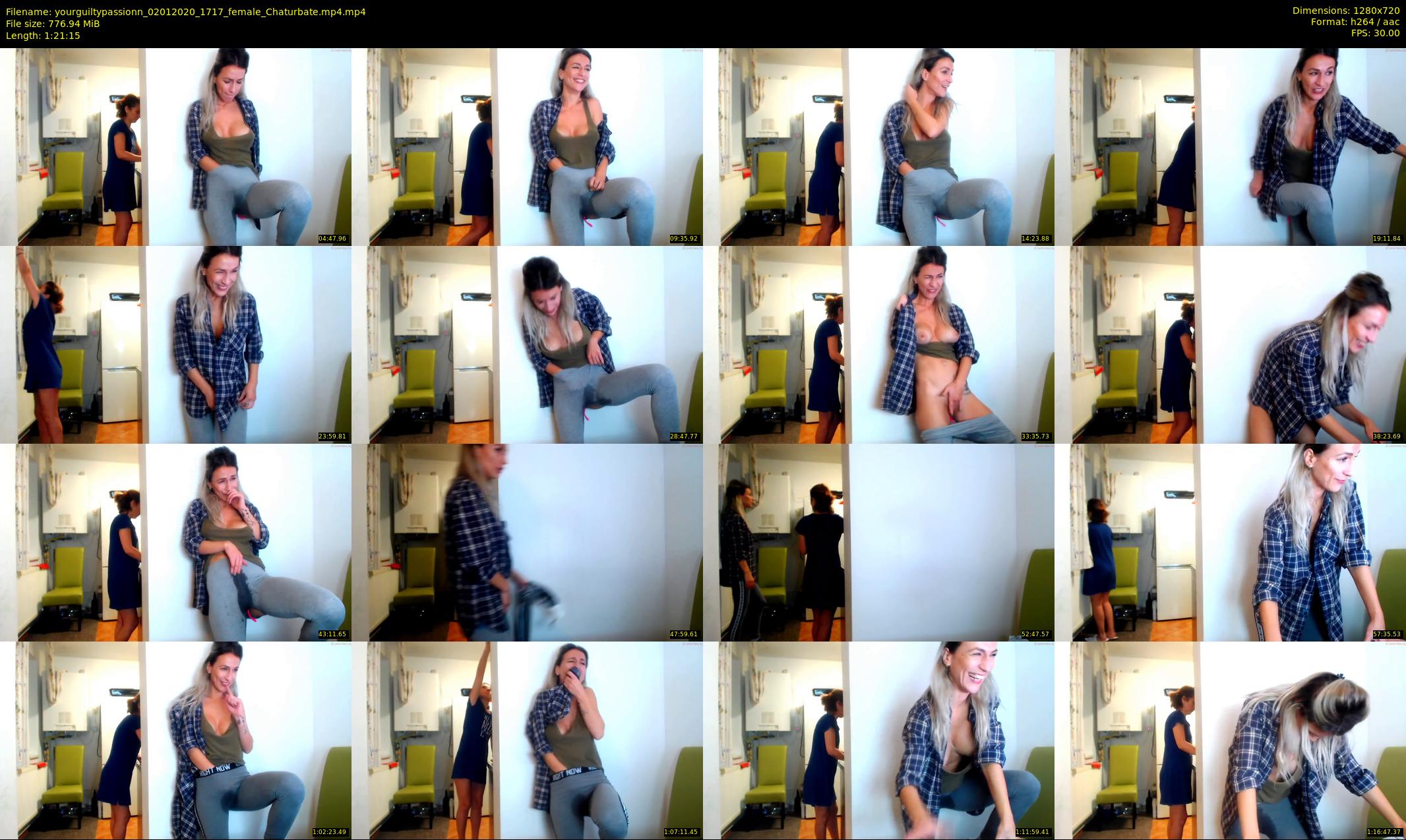 yourguiltypassionn — 82 minute Chaturbate female cam show recording, 720p, Jan 2, 2020