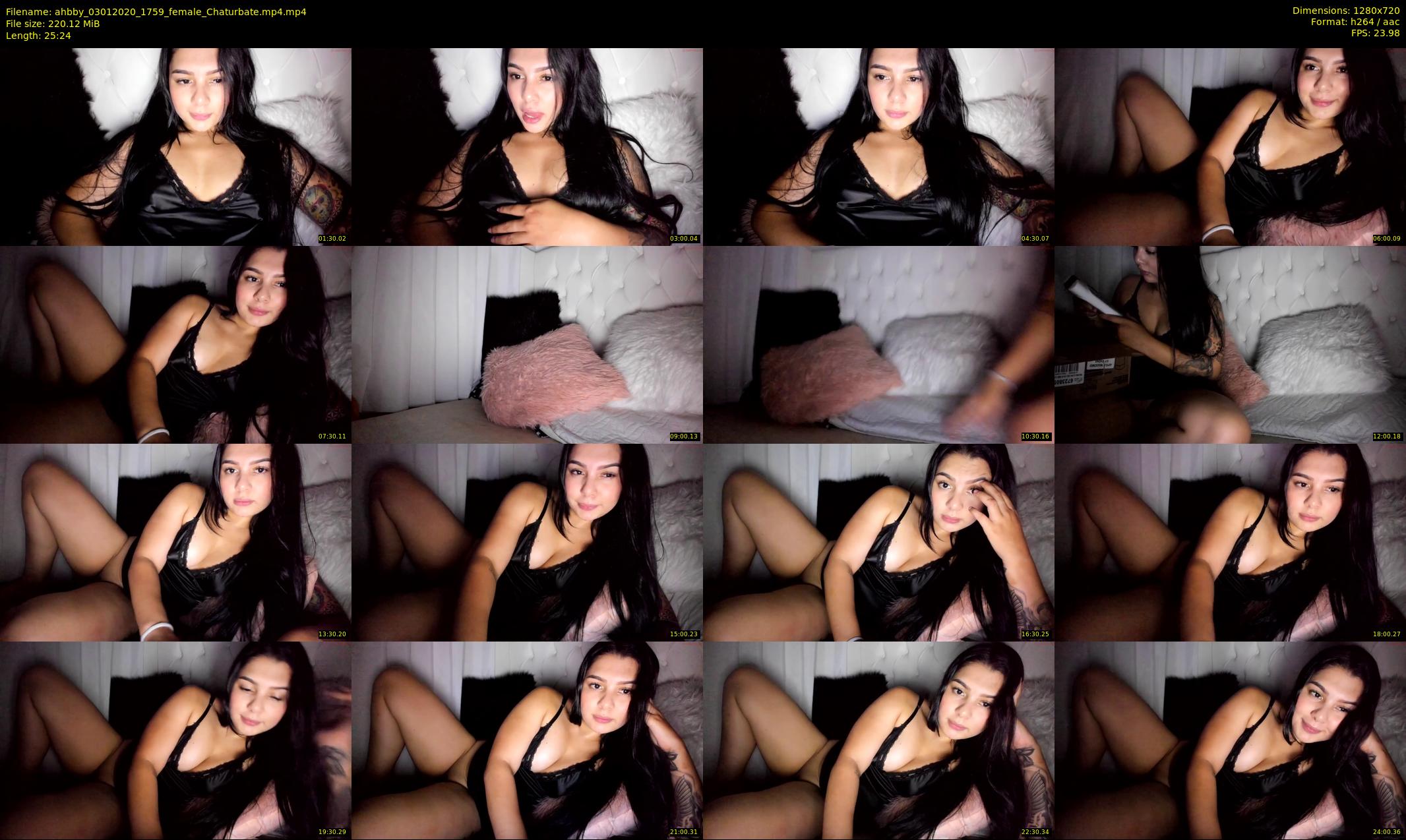 ahbby — 26 minute Chaturbate female cam show recording, 720p, Jan 3, 2020