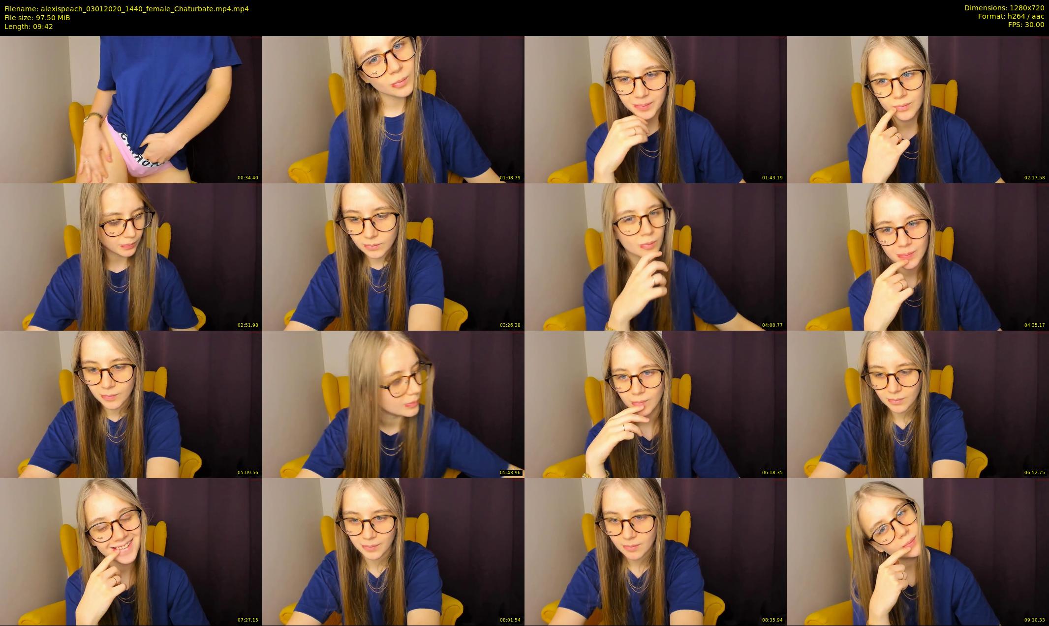 alexispeach — 10 minute Chaturbate female cam show recording, 720p, Jan 3, 2020