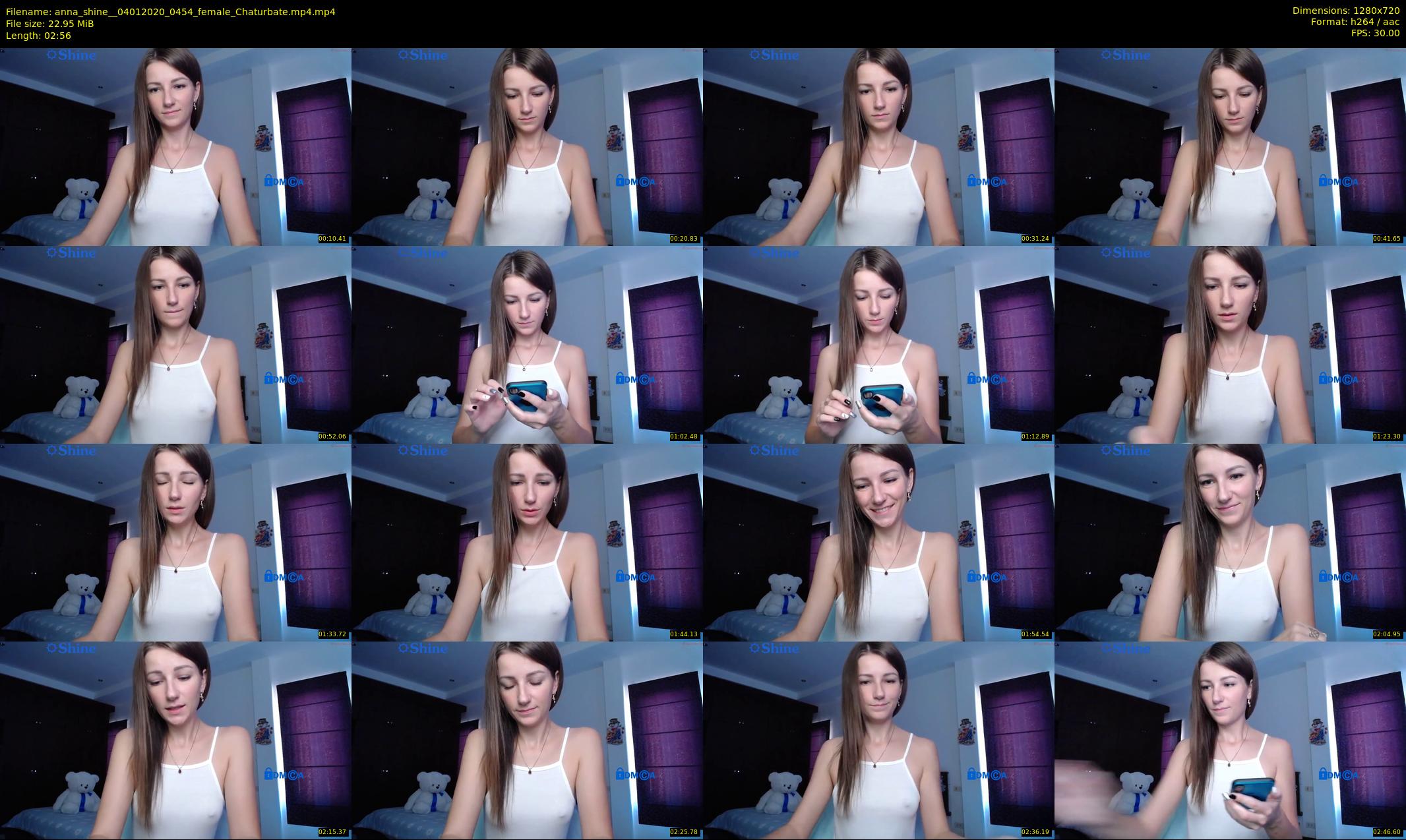 anna_shine_ — 3 minute Chaturbate female cam show recording, 720p, Jan 4, 2020