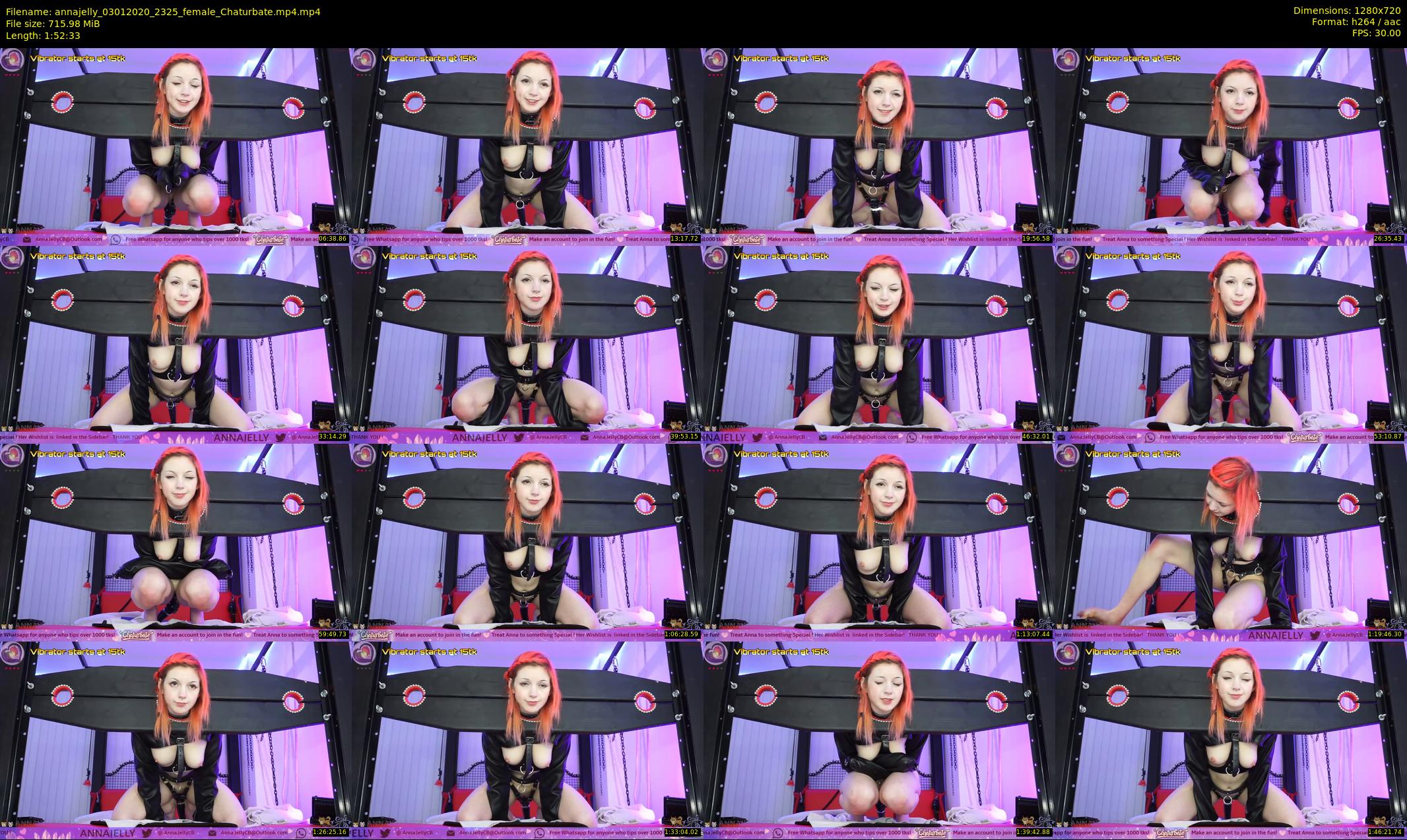 annajelly — 113 minute Chaturbate couple cam show recording, 720p, Jan 3, 2020