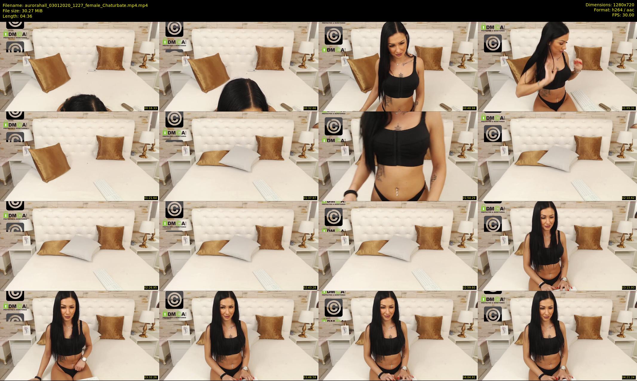 aurorahall — 5 minute Chaturbate female cam show recording, 720p, Jan 3, 2020