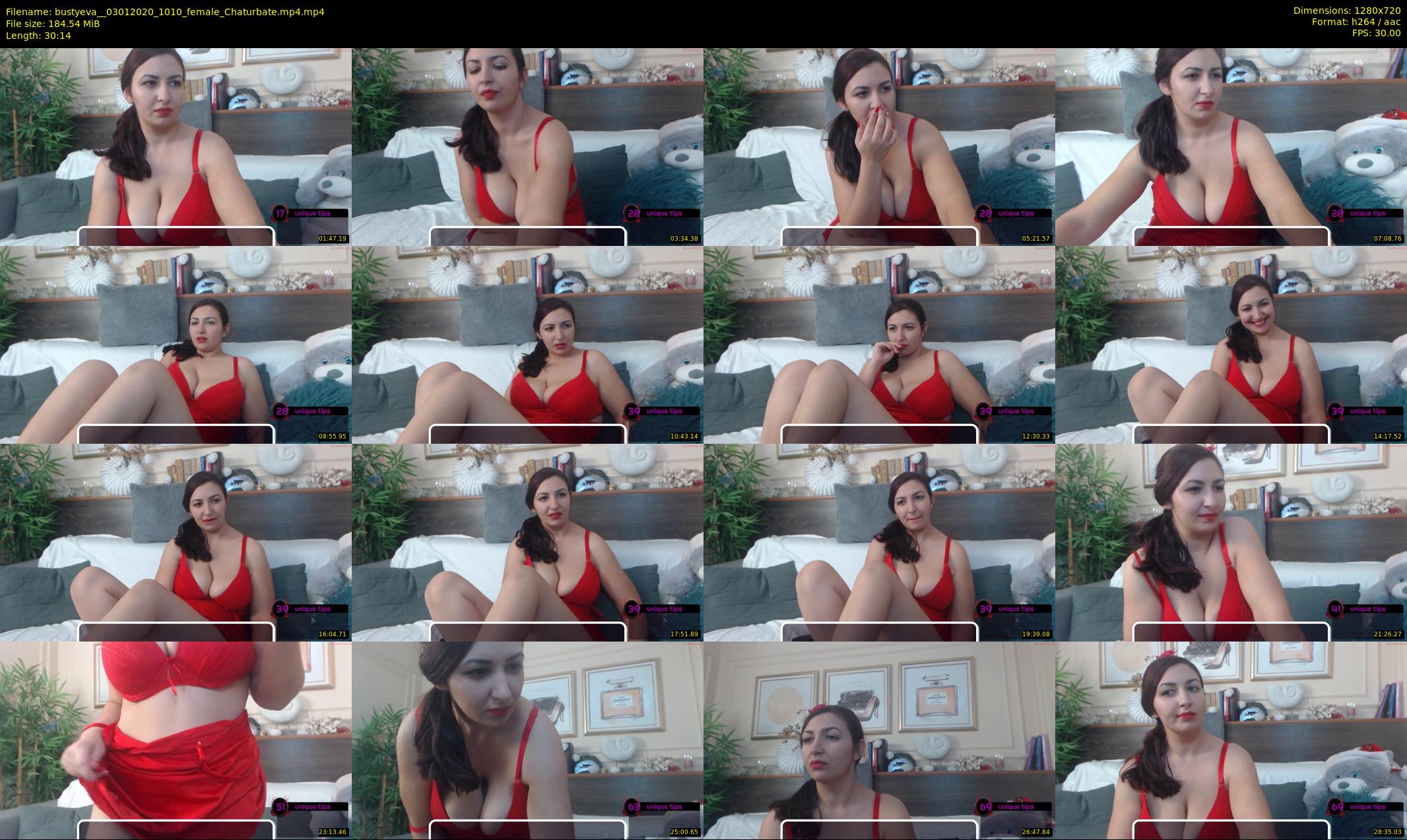 bustyeva_ — 31 minute Chaturbate female cam show recording, 720p, Jan 3, 2020