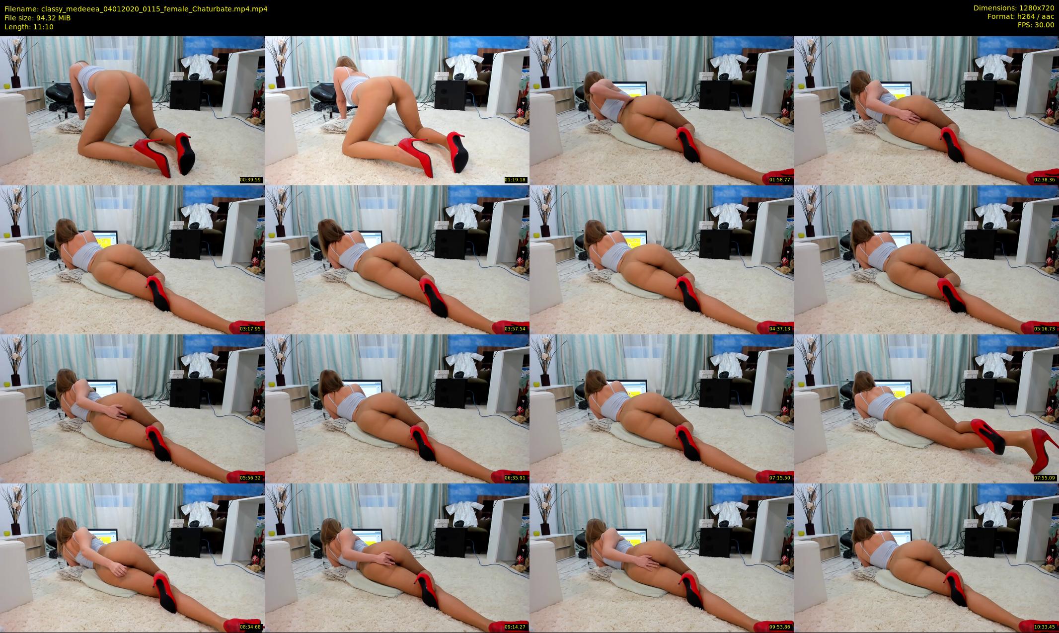 classy_medeeea — 12 minute Chaturbate female cam show recording, 720p, Jan 4, 2020