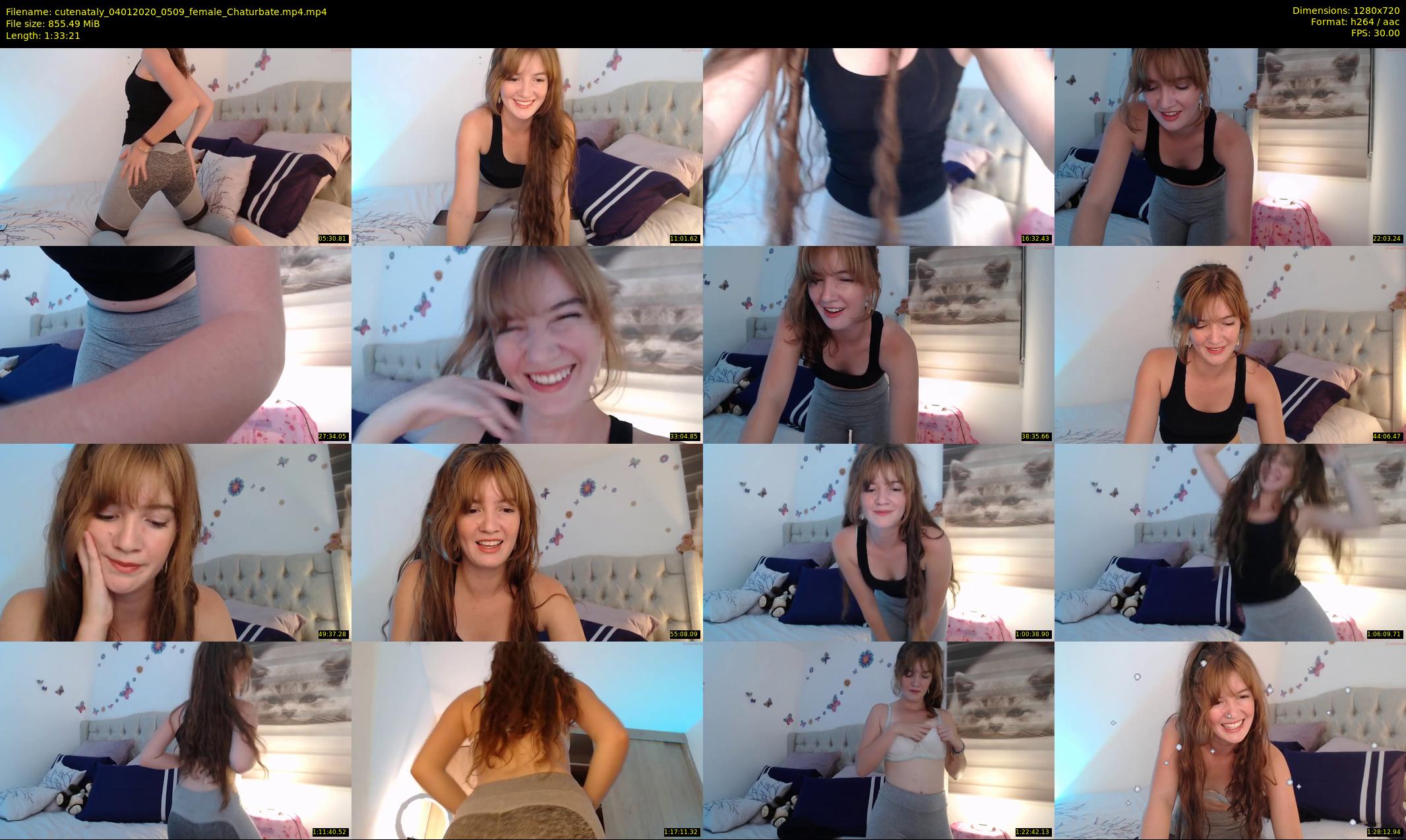 cutenataly — 94 minute Chaturbate female cam show recording, 720p, Jan 4, 2020