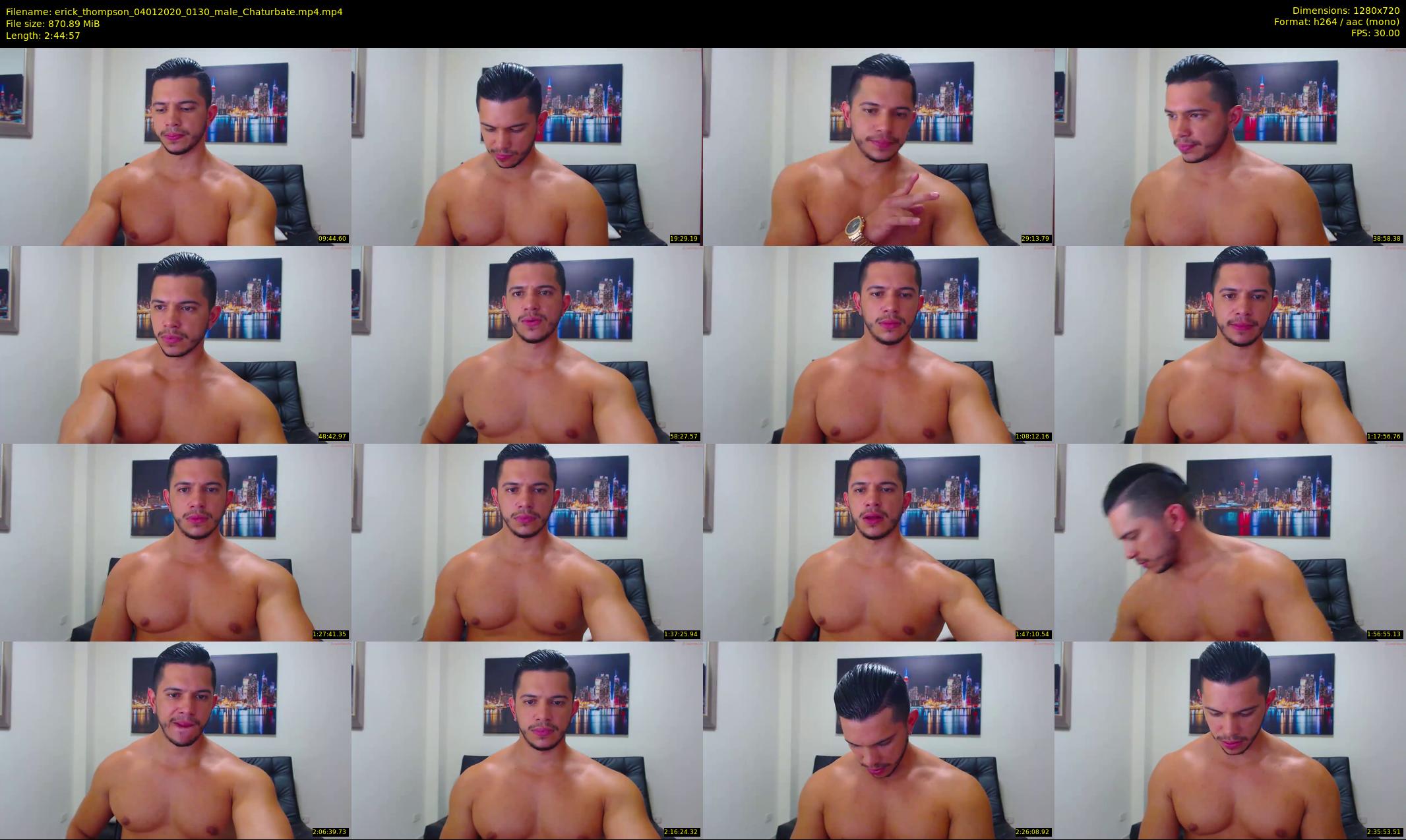 erick_thompson — 165 minute Chaturbate male cam show recording, 720p, Jan 4, 2020