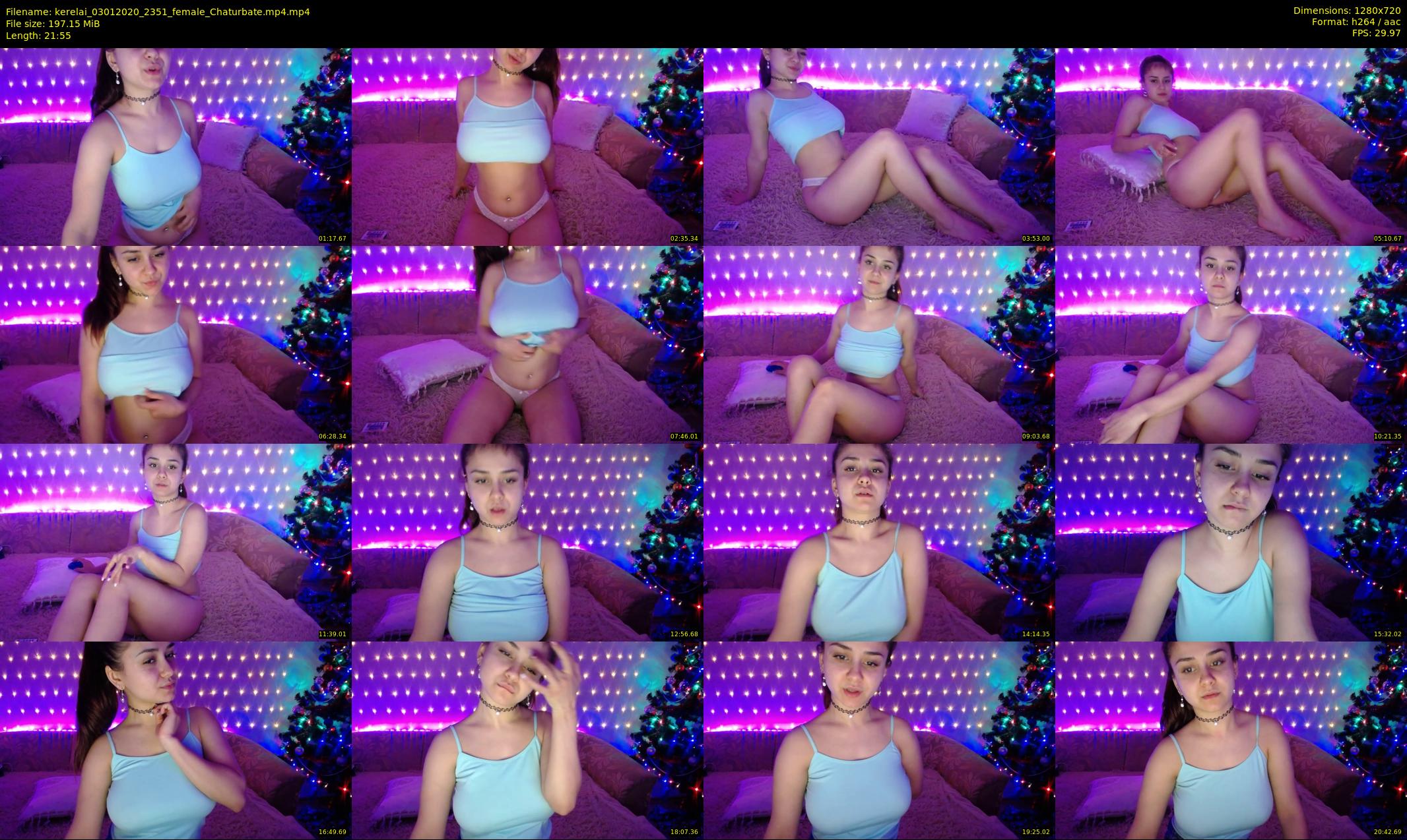 kerelai — 22 minute Chaturbate female cam show recording, 720p, Jan 3, 2020
