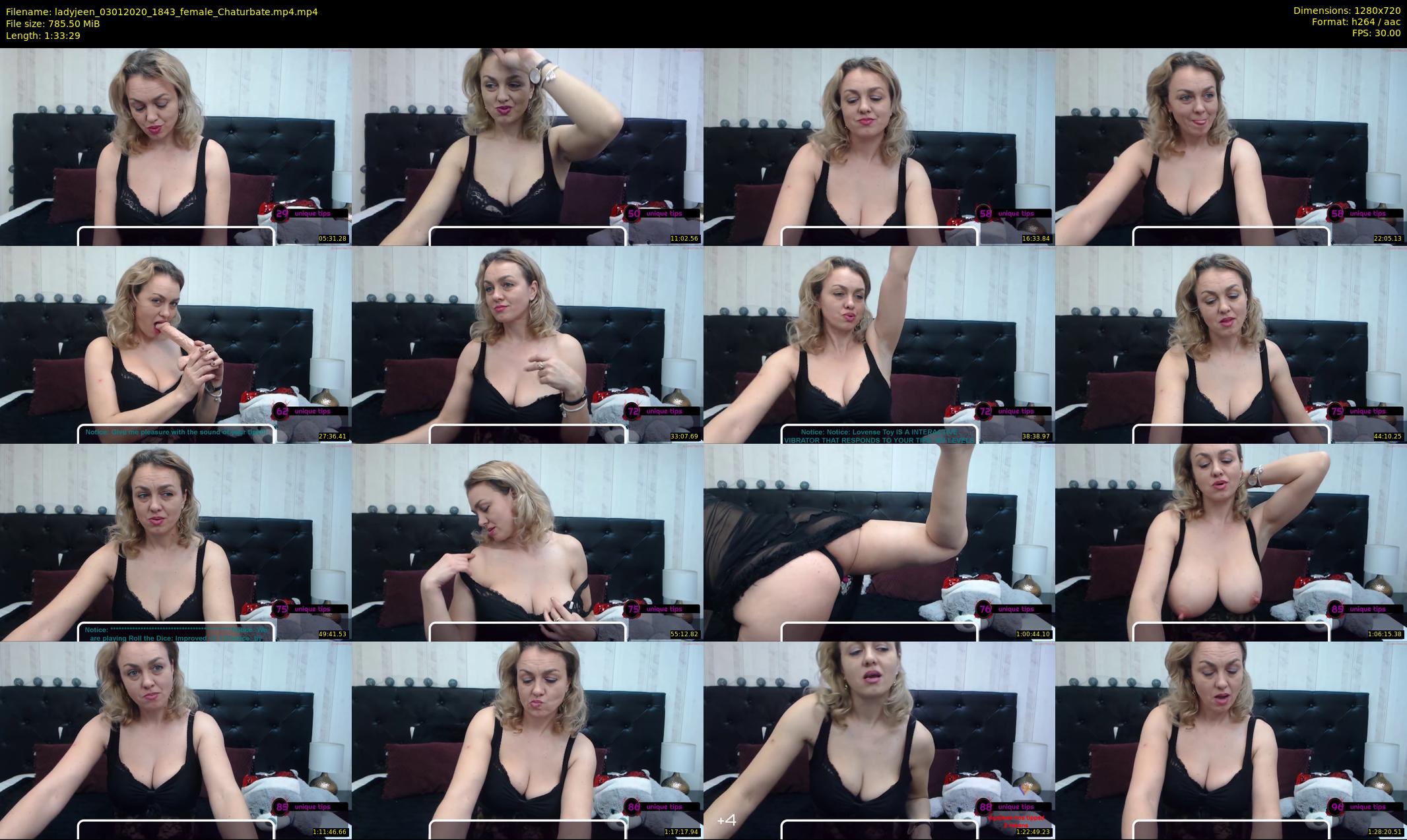 ladyjeen — 94 minute Chaturbate female cam show recording, 720p, Jan 3, 2020