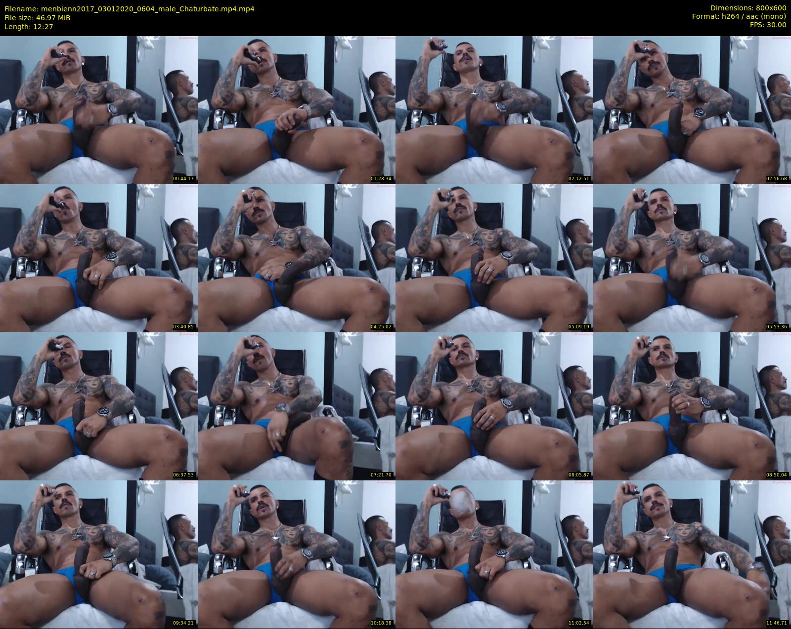 menbienn2017 — 13 minute Chaturbate male cam show recording, 480p, Jan 3, 2020