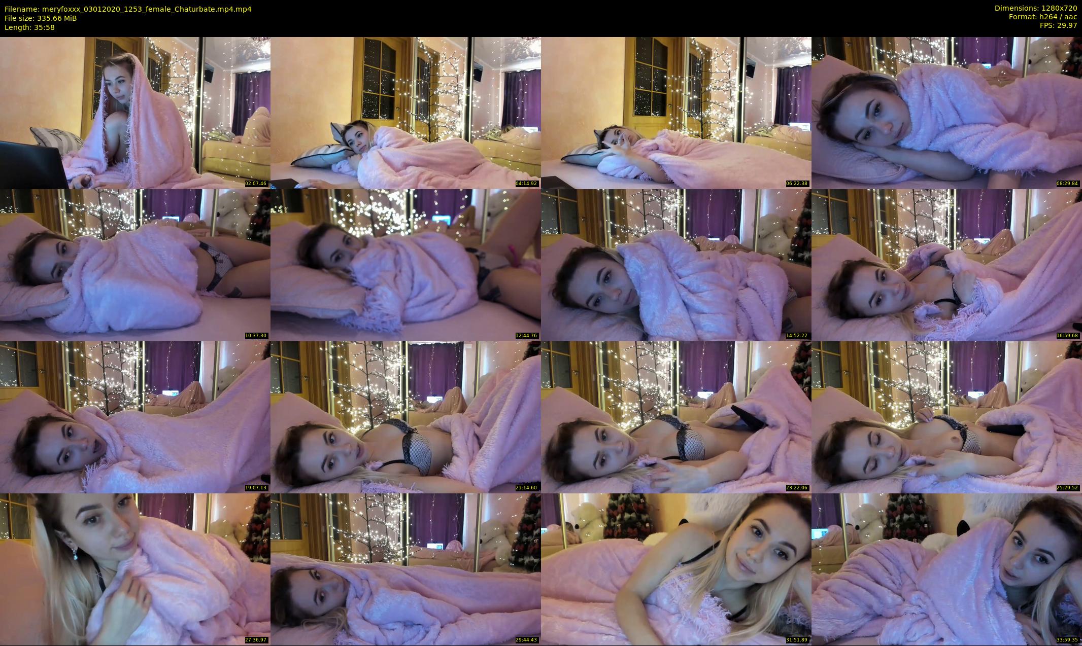 meryfoxxx — 36 minute Chaturbate female cam show recording, 720p, Jan 3, 2020