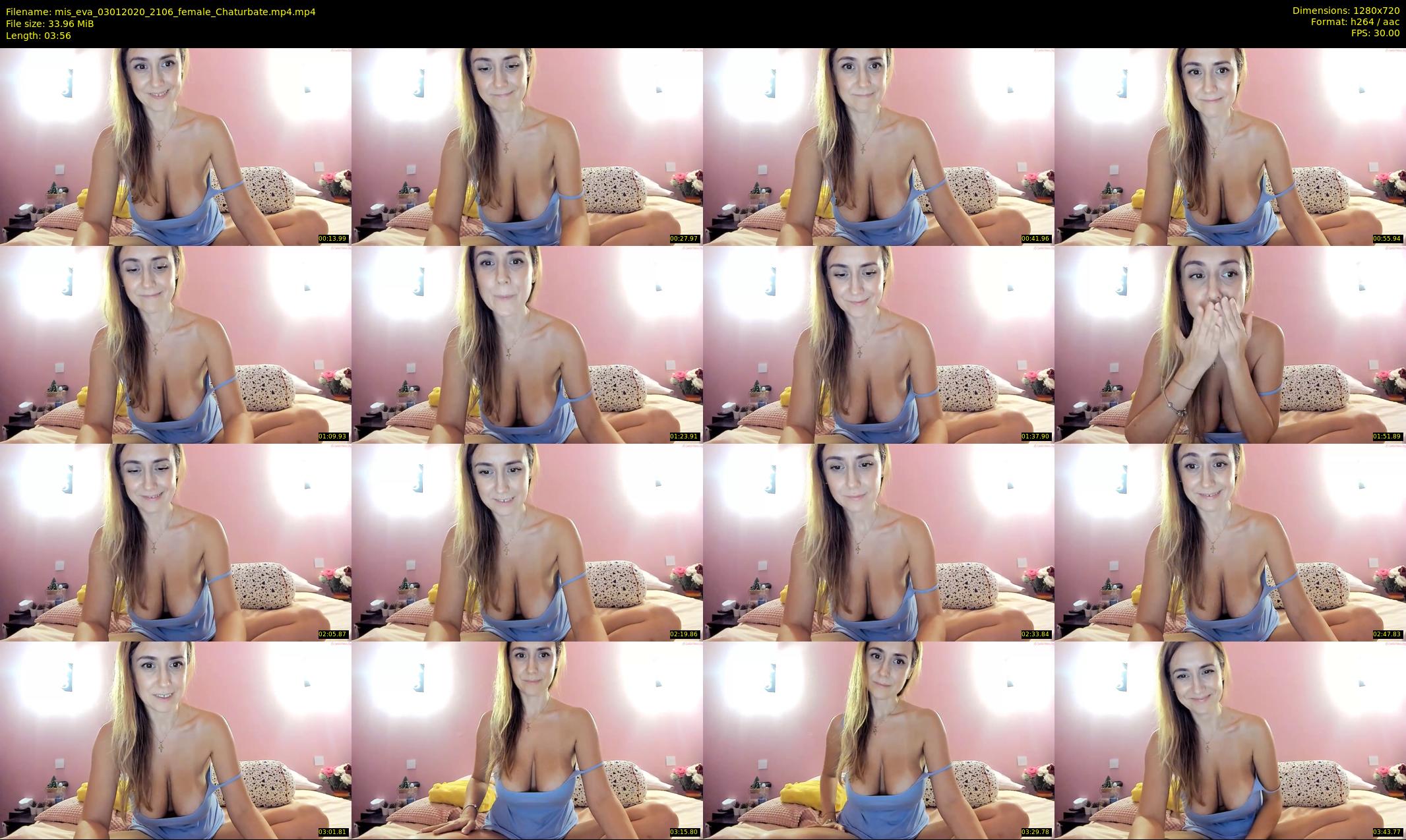 mis_eva — 4 minute Chaturbate female cam show recording, 720p, Jan 3, 2020