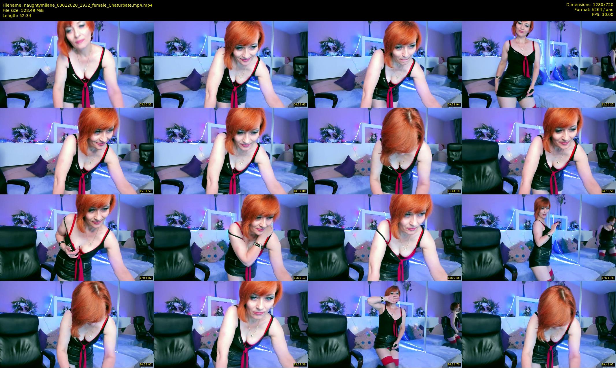 naughtymilane — 53 minute Chaturbate female cam show recording, 720p, Jan 3, 2020