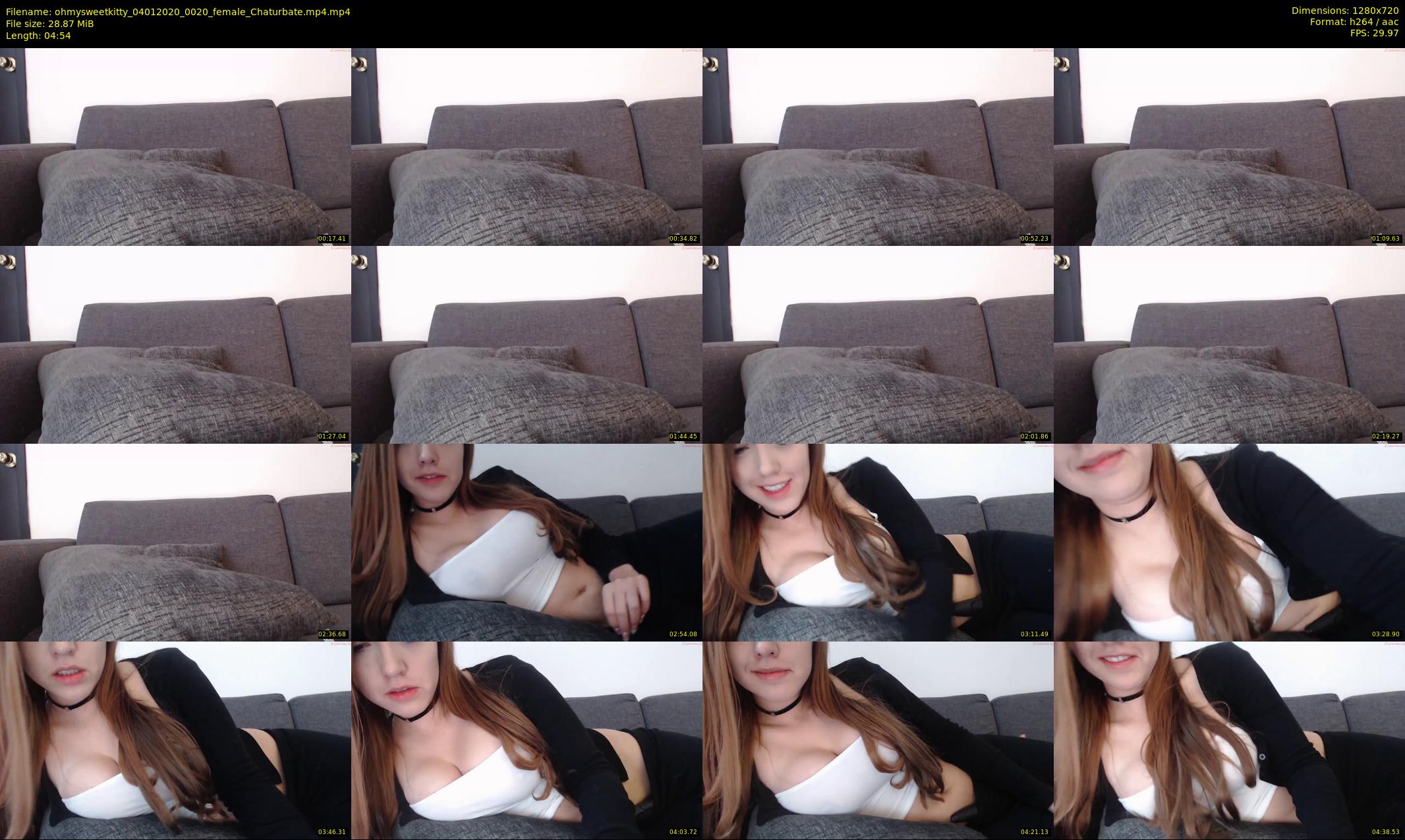 ohmysweetkitty — 5 minute Chaturbate female cam show recording, 720p, Jan 4, 2020