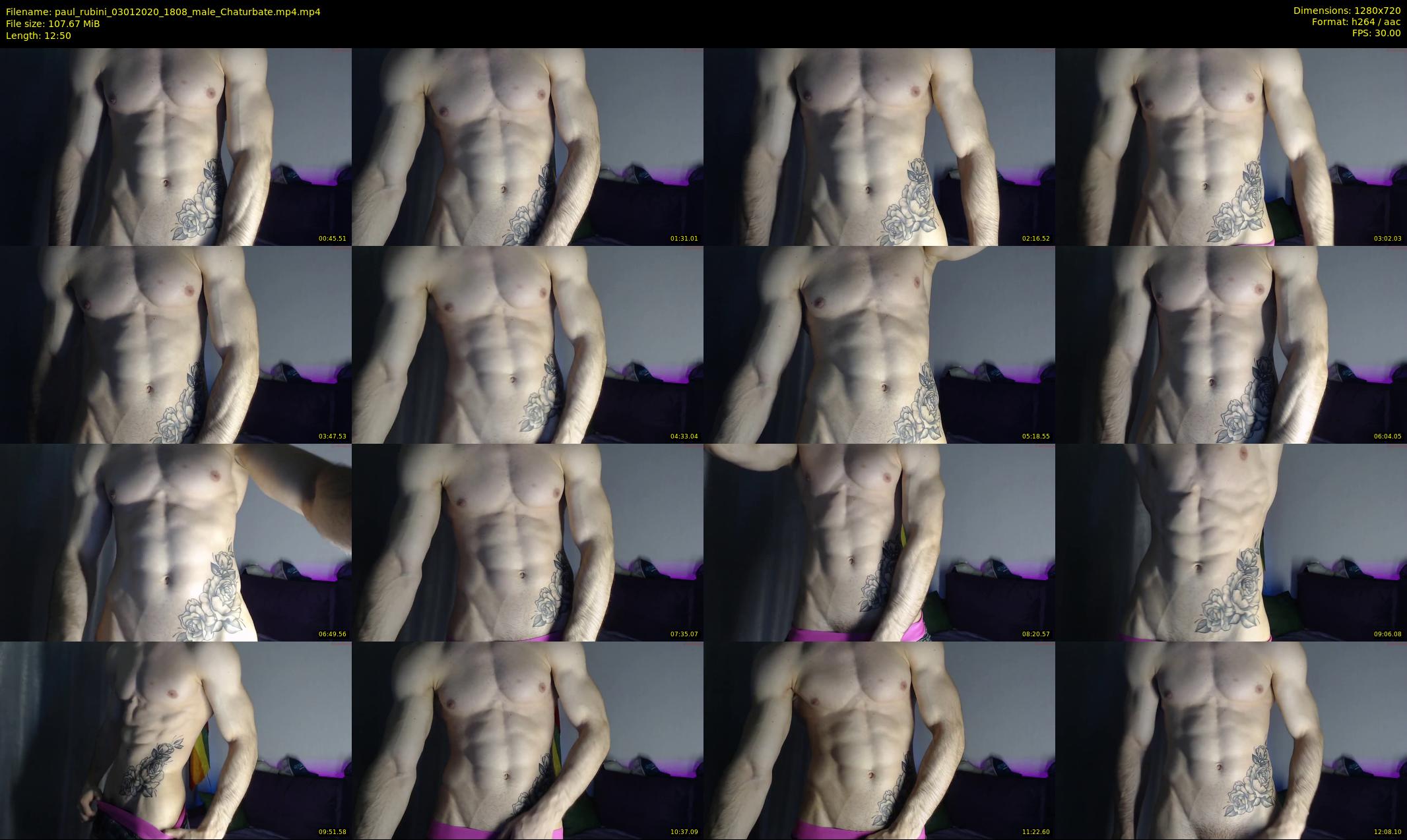 paul_rubini — 13 minute Chaturbate male cam show recording, 720p, Jan 3, 2020