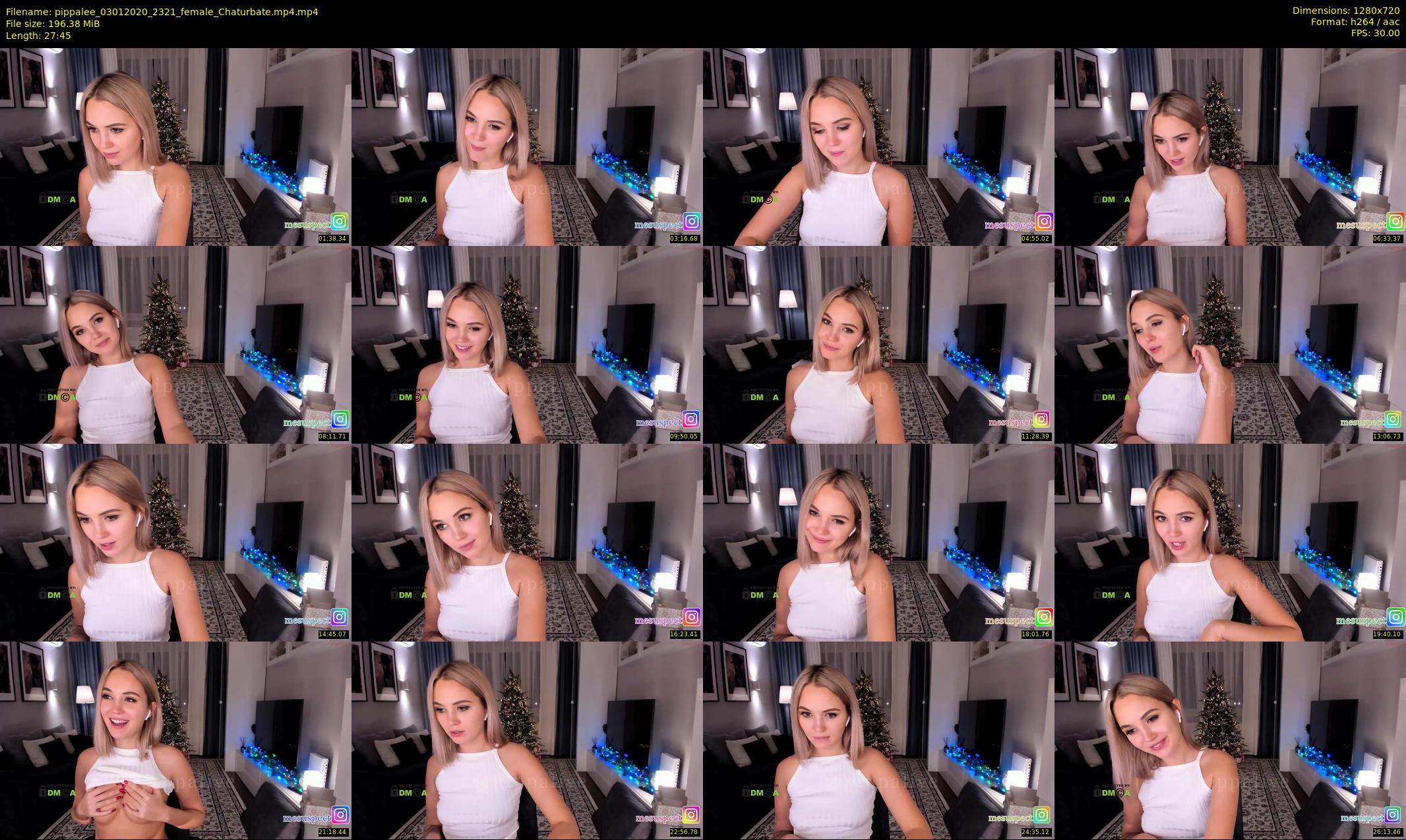 pippalee — 28 minute Chaturbate female cam show recording, 720p, Jan 3, 2020