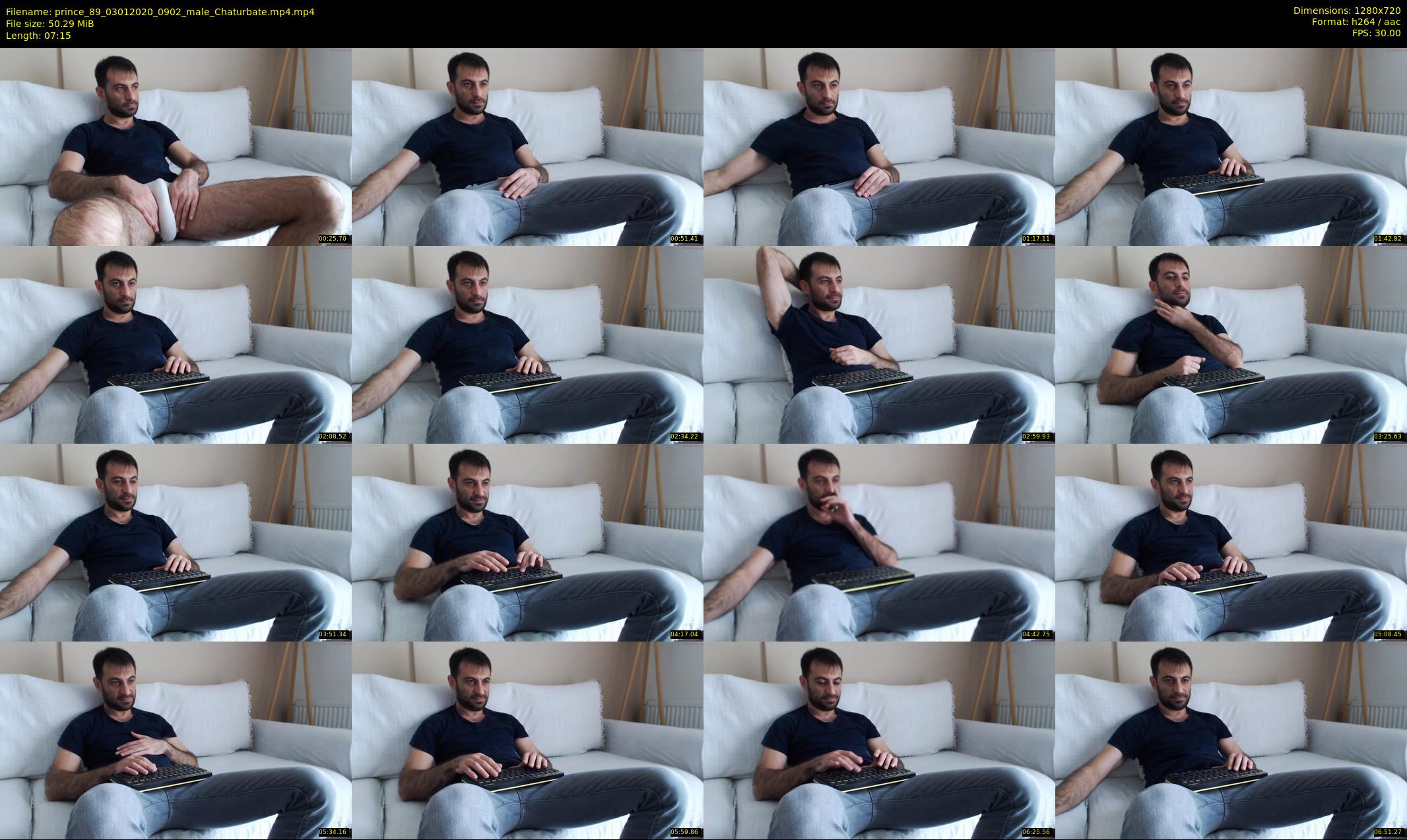 prince_89 — 8 minute Chaturbate male cam show recording, 720p, Jan 3, 2020