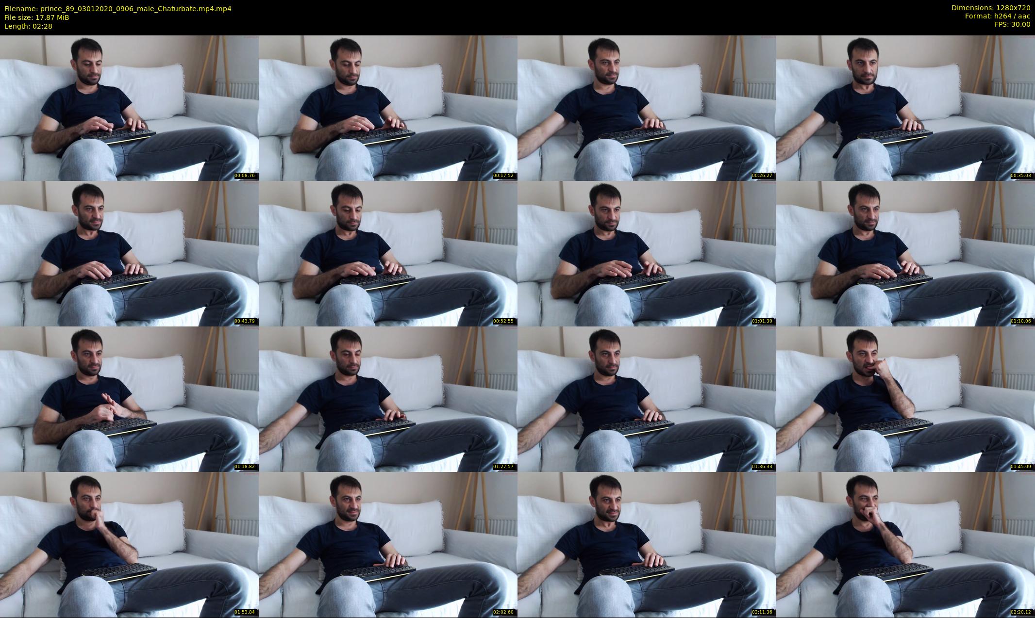 prince_89 — 3 minute Chaturbate male cam show recording, 720p, Jan 3, 2020