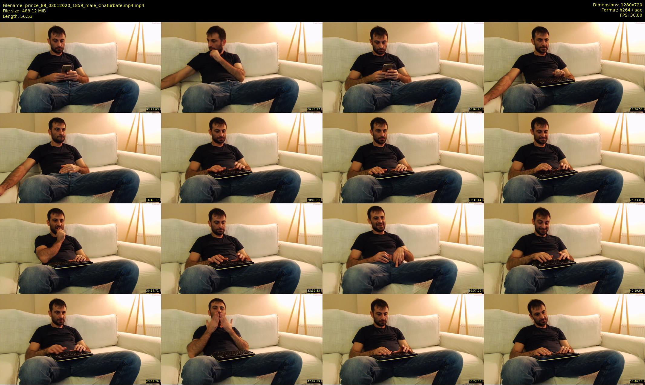 prince_89 — 57 minute Chaturbate male cam show recording, 720p, Jan 3, 2020