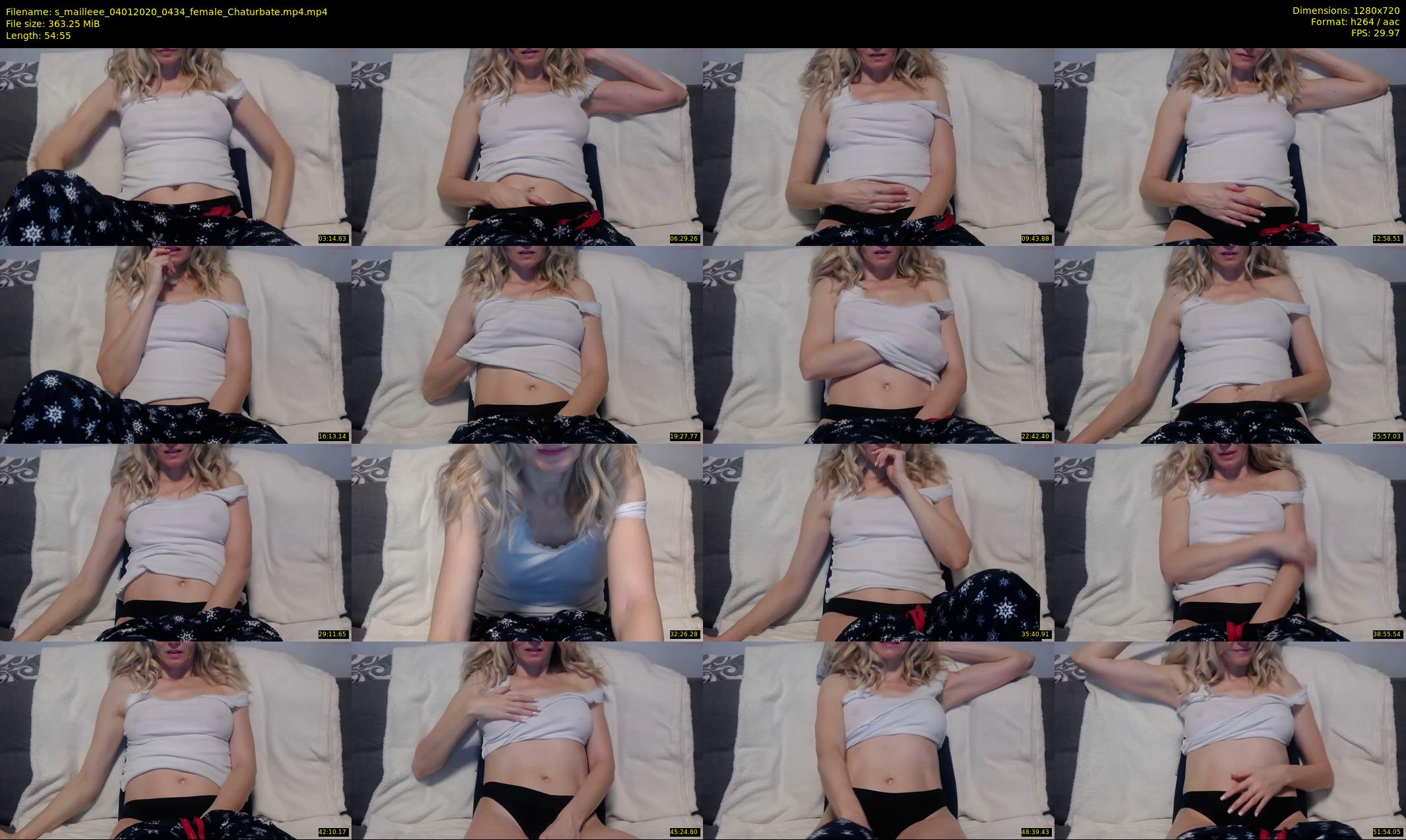 s_mailleee — 55 minute Chaturbate female cam show recording, 720p, Jan 4, 2020