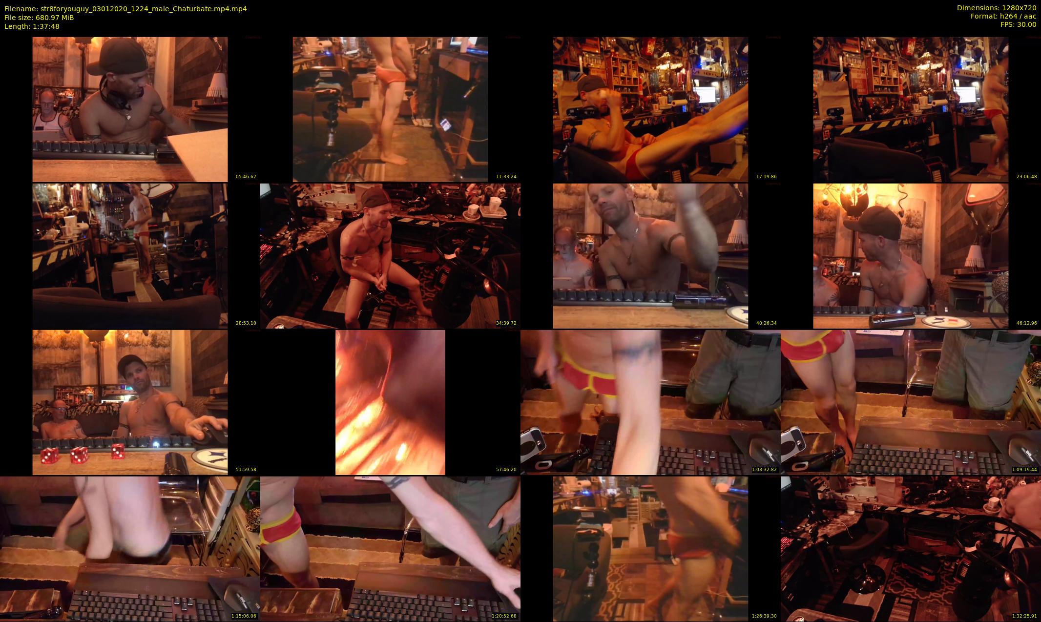 str8foryouguy — 98 minute Chaturbate male cam show recording, 720p, Jan 3, 2020