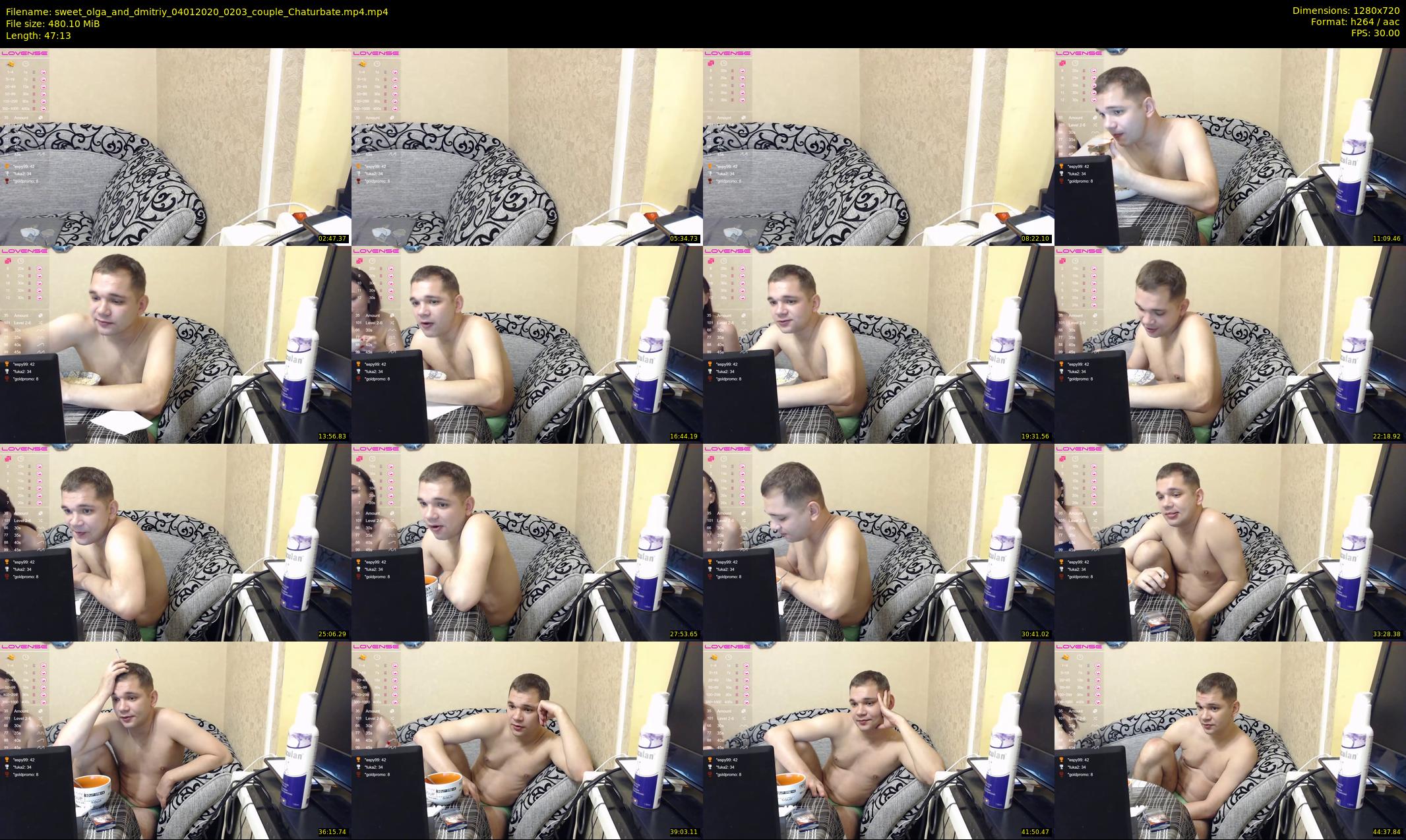 sweet_olga_and_dmitriy — 48 minute Chaturbate couple cam show recording, 720p, Jan 4, 2020