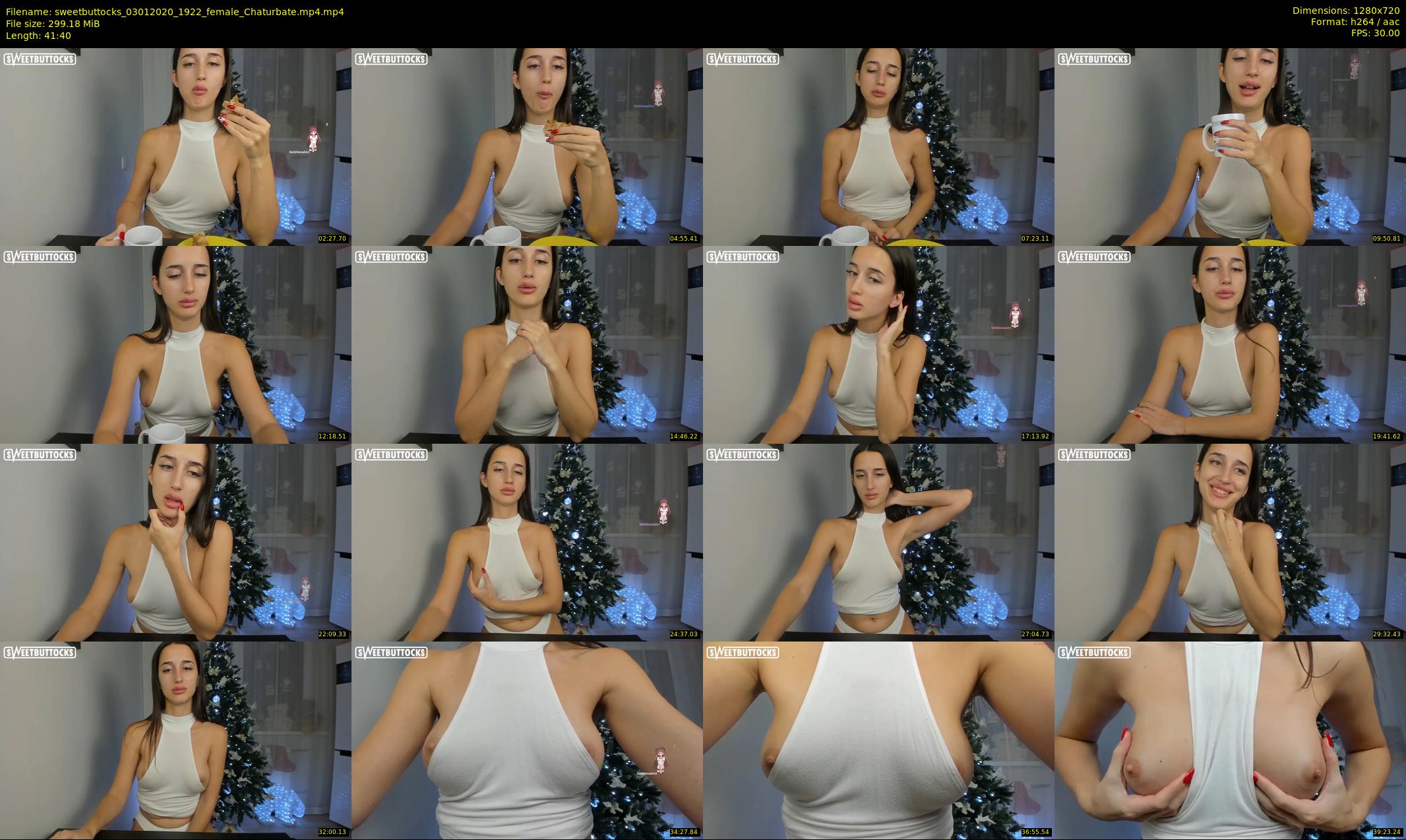 sweetbuttocks — 42 minute Chaturbate female cam show recording, 720p, Jan 3, 2020
