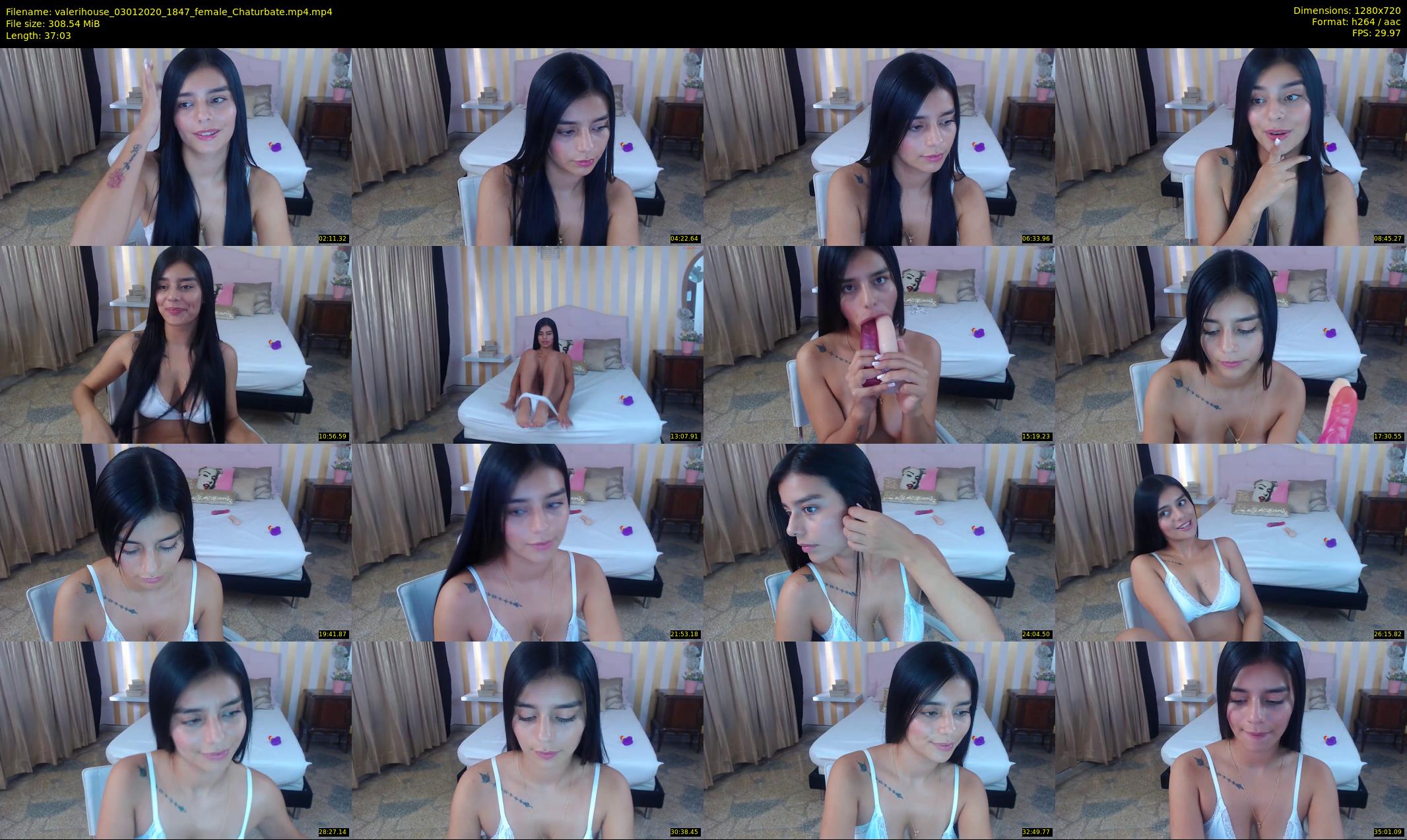 valerihouse — 38 minute Chaturbate female cam show recording, 720p, Jan 3, 2020