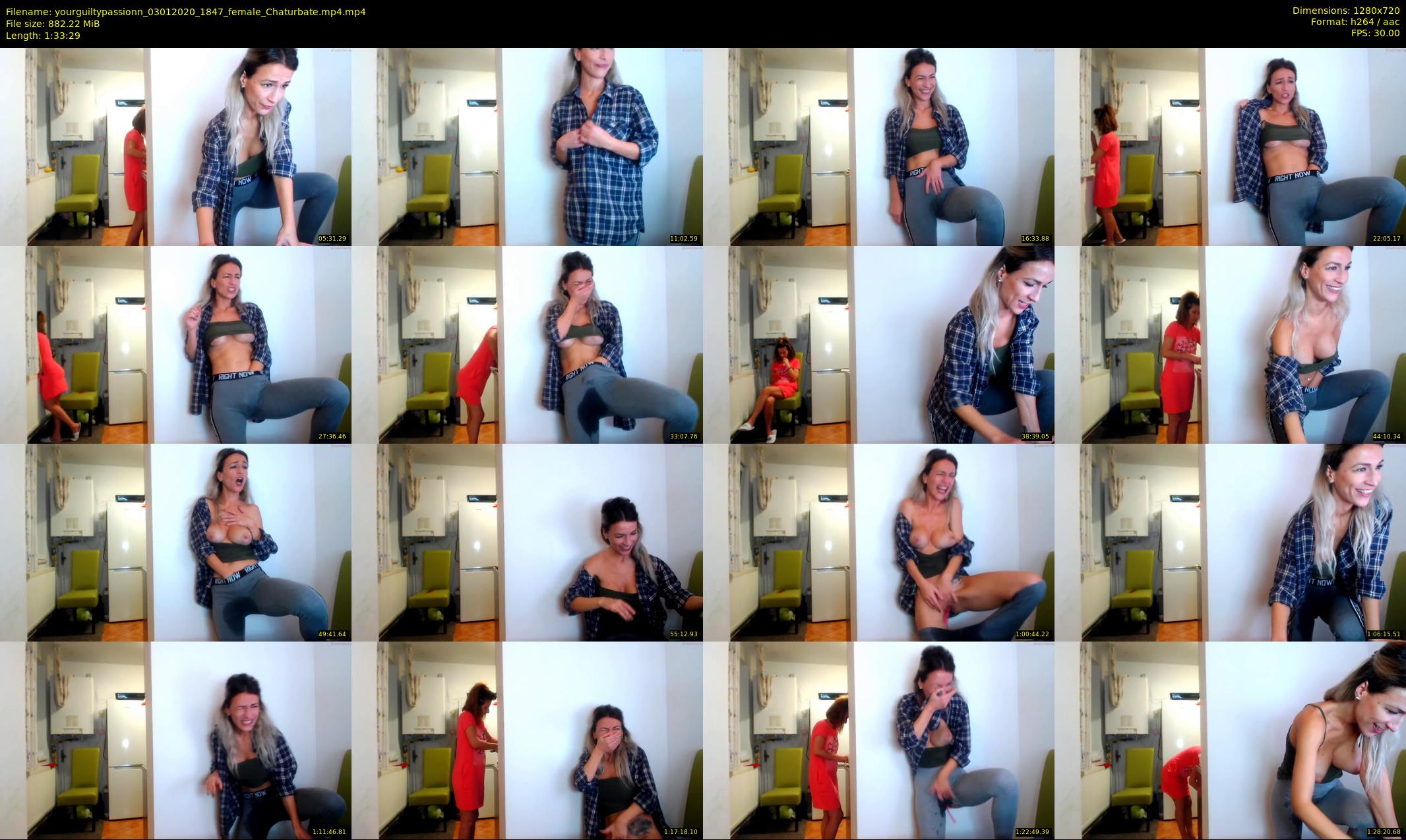 yourguiltypassionn — 94 minute Chaturbate female cam show recording, 720p, Jan 3, 2020