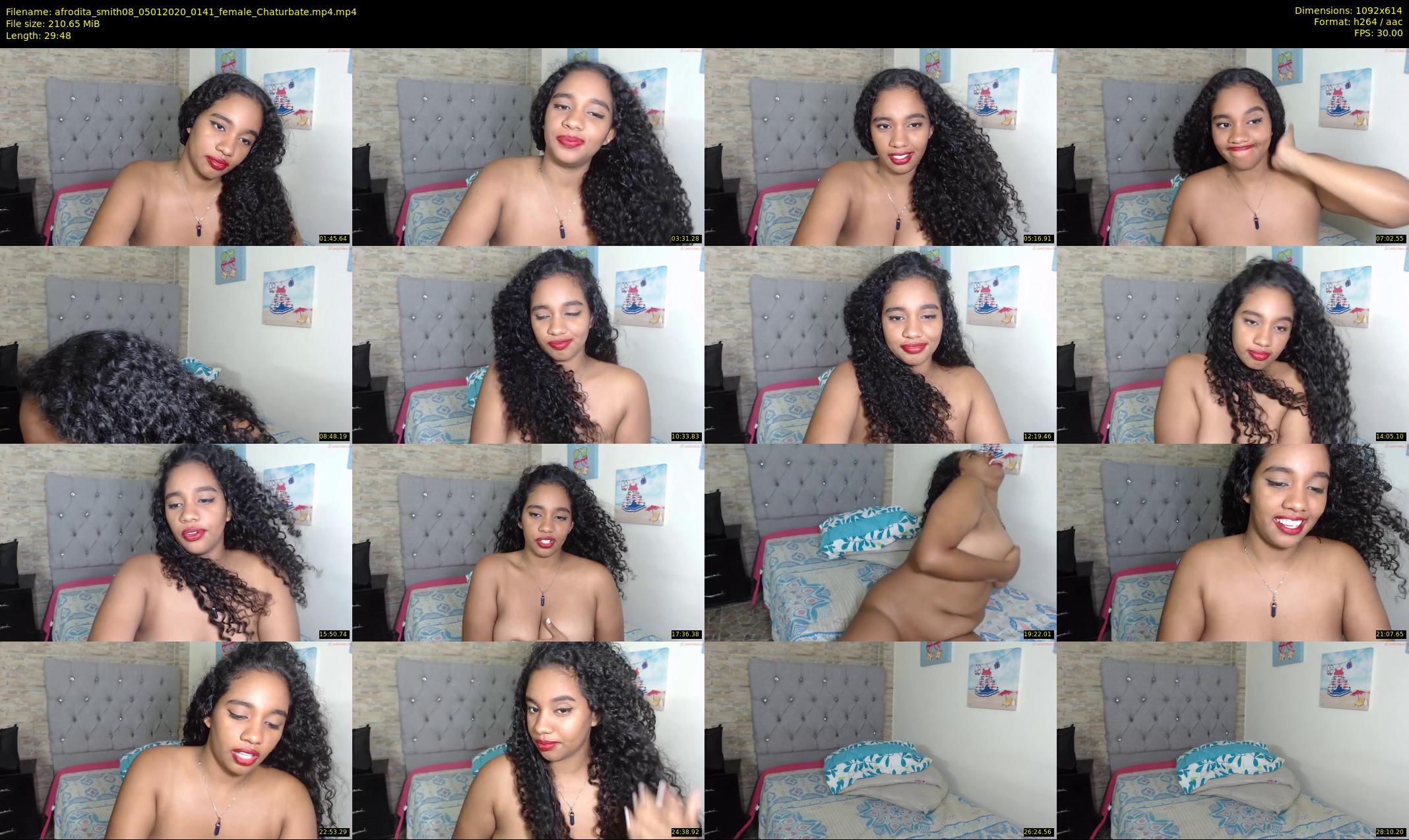 afrodita_smith08 — 30 minute Chaturbate female cam show recording, 480p, Jan 5, 2020