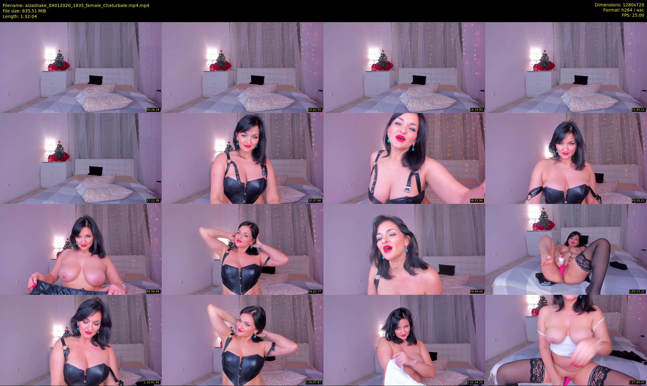 aizashake — 93 minute Chaturbate female cam show recording, 720p, Jan 4, 2020