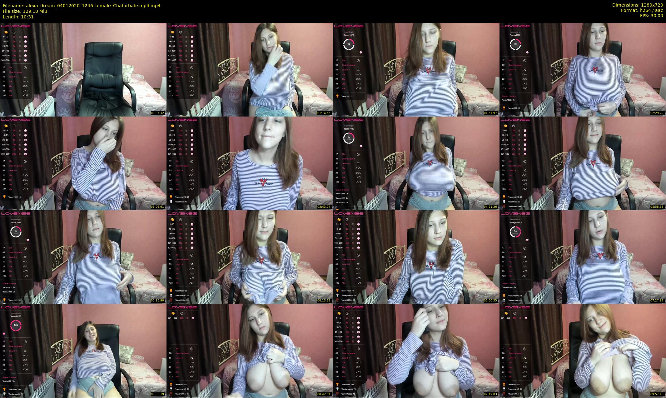 alexa_dream — 11 minute Chaturbate female cam show recording, 720p, Jan 4, 2020
