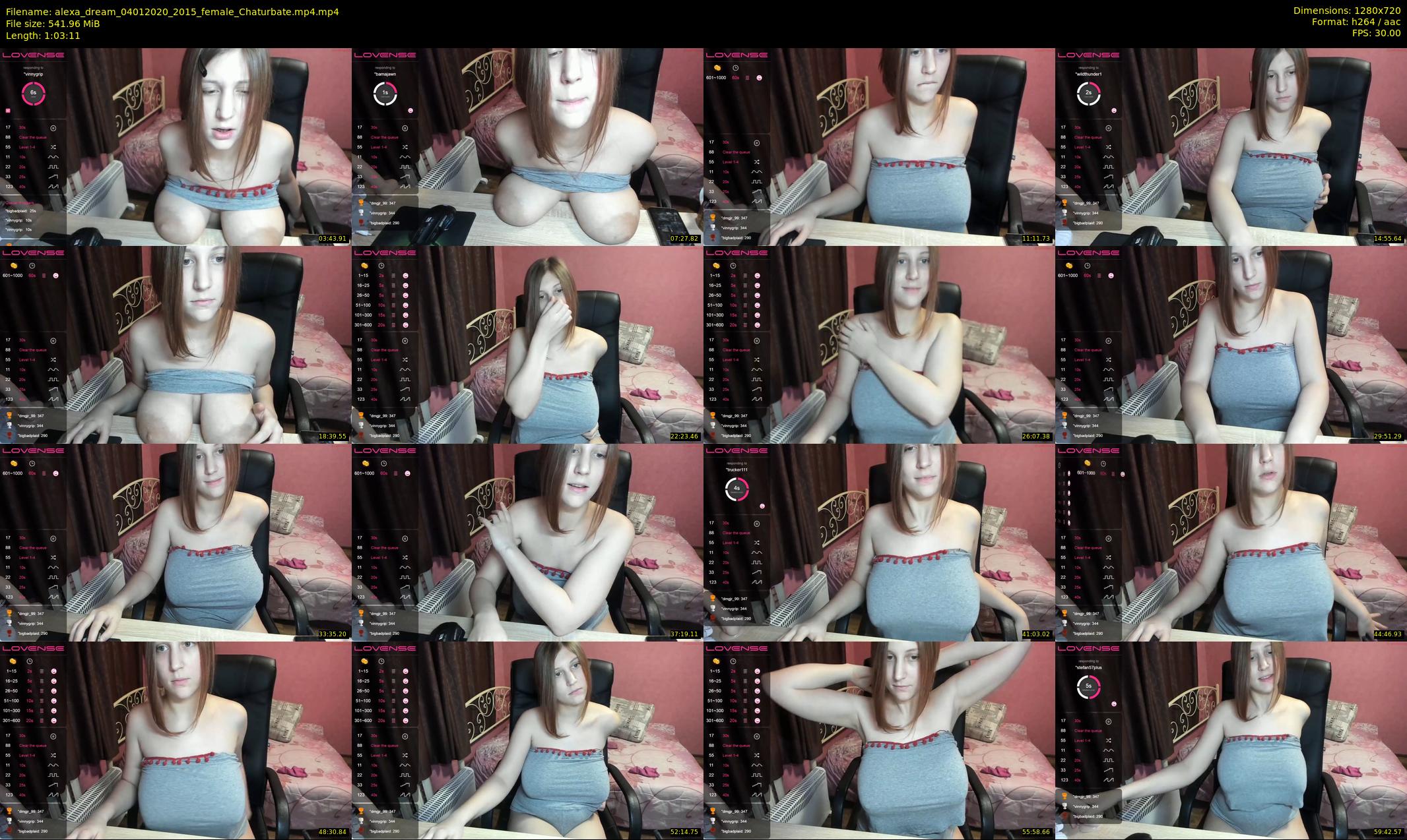 alexa_dream — 64 minute Chaturbate female cam show recording, 720p, Jan 4, 2020