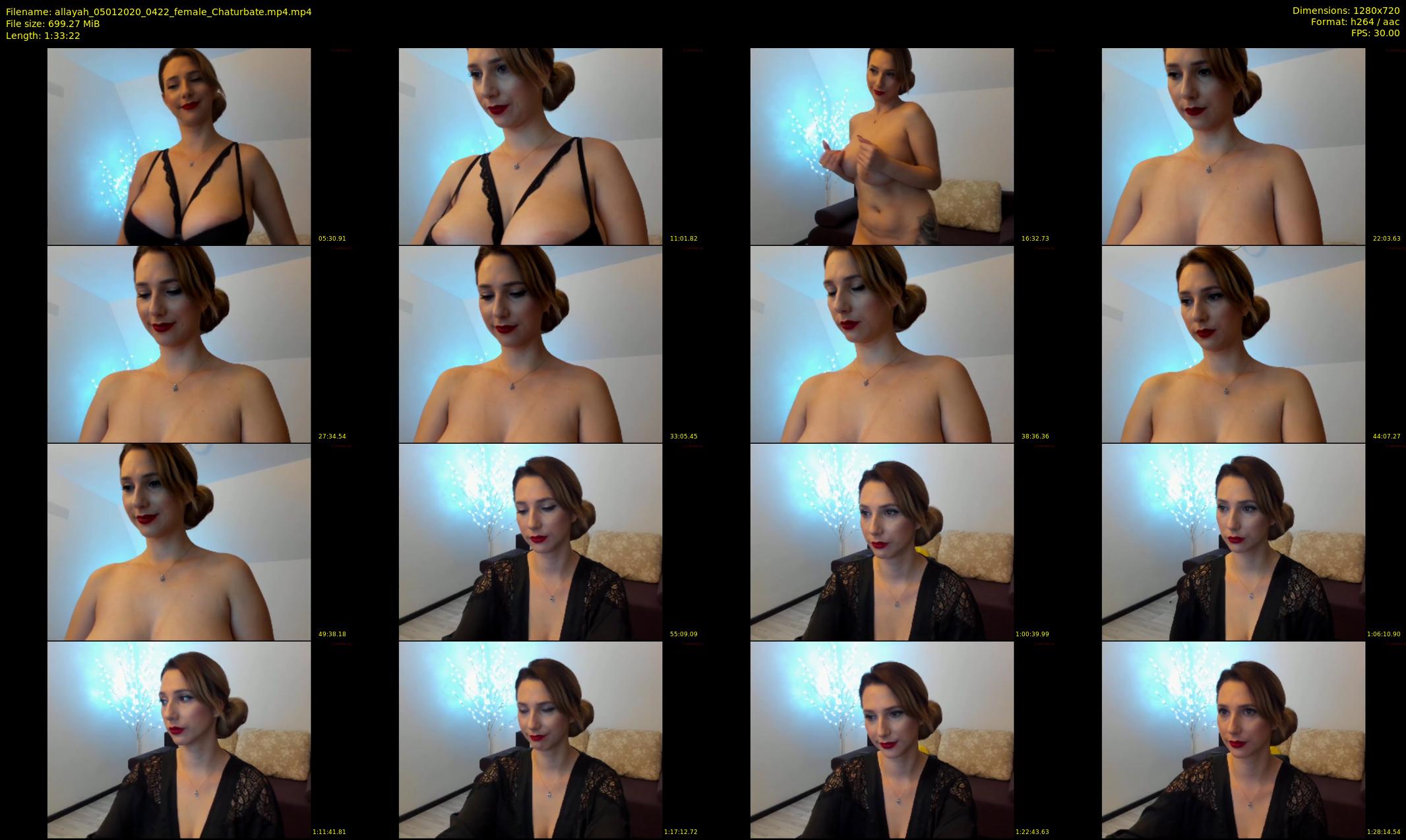 allayah — 94 minute Chaturbate female cam show recording, 720p, Jan 5, 2020