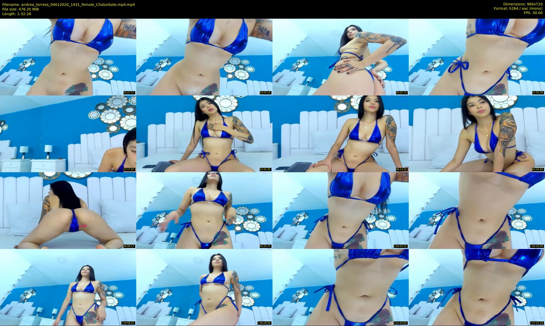 andrea_torress — 93 minute Chaturbate female cam show recording, 720p, Jan 4, 2020