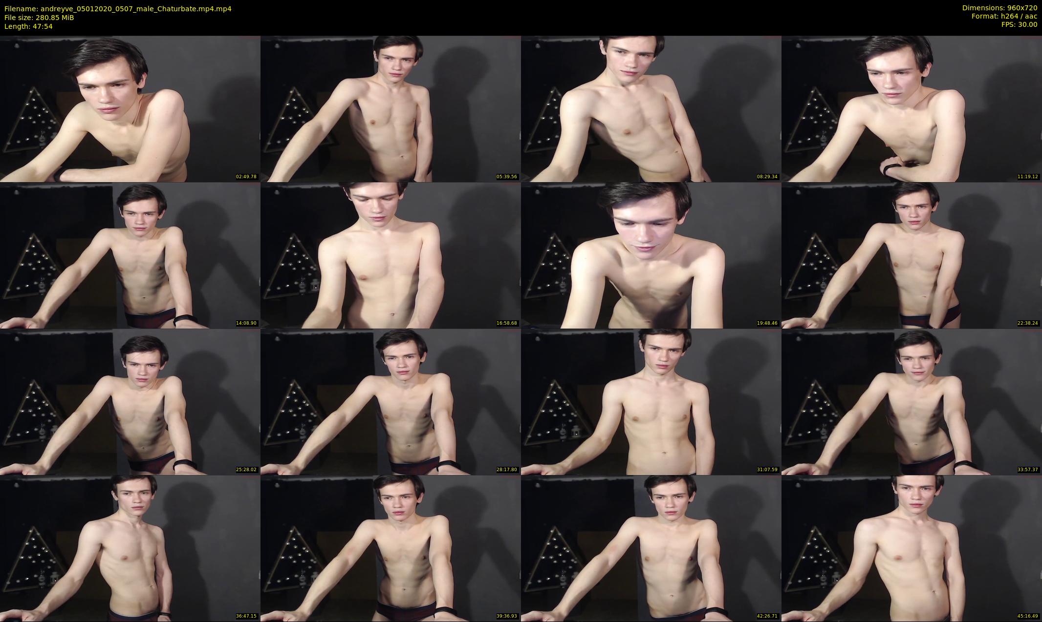andreyve — 48 minute Chaturbate male cam show recording, 720p, Jan 5, 2020